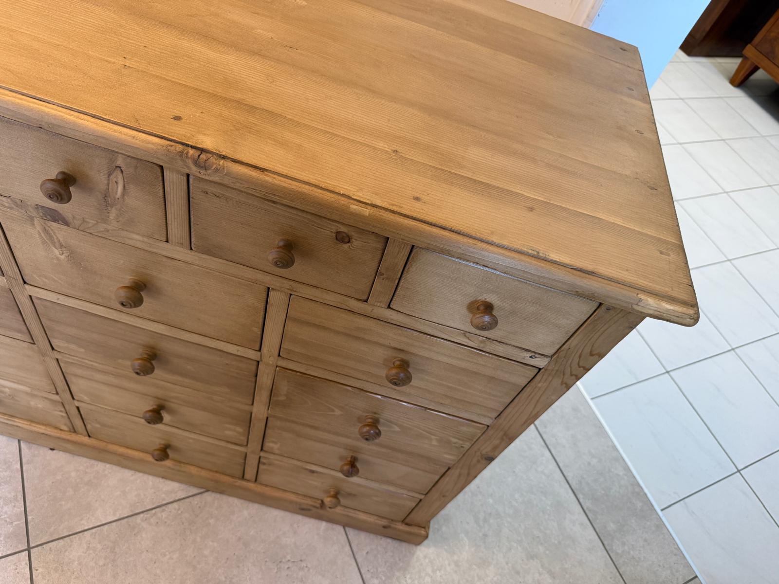 Restaurierte 21 Laden Biedermeier Kommode Ladenkommode Bauernmöbel G2039