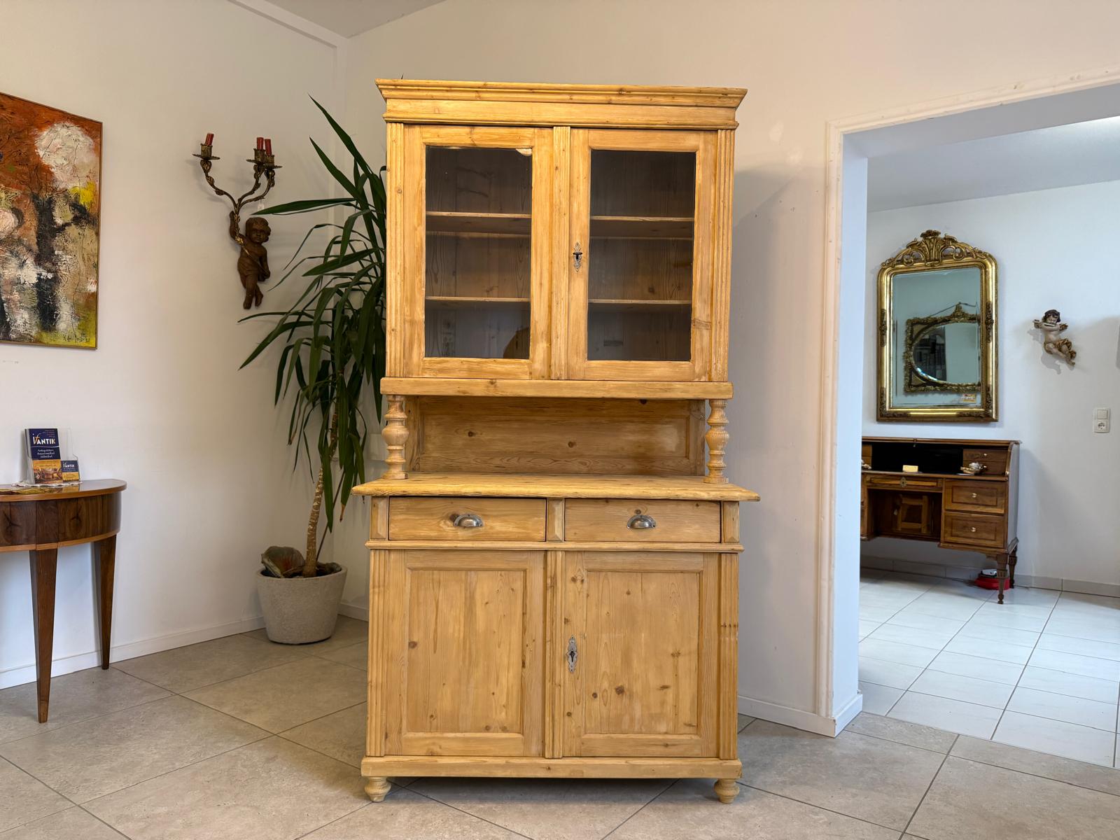 Gründerzeit Naturholschrank Küchenbuffet Küchenschrank Küchenkredenz G2220