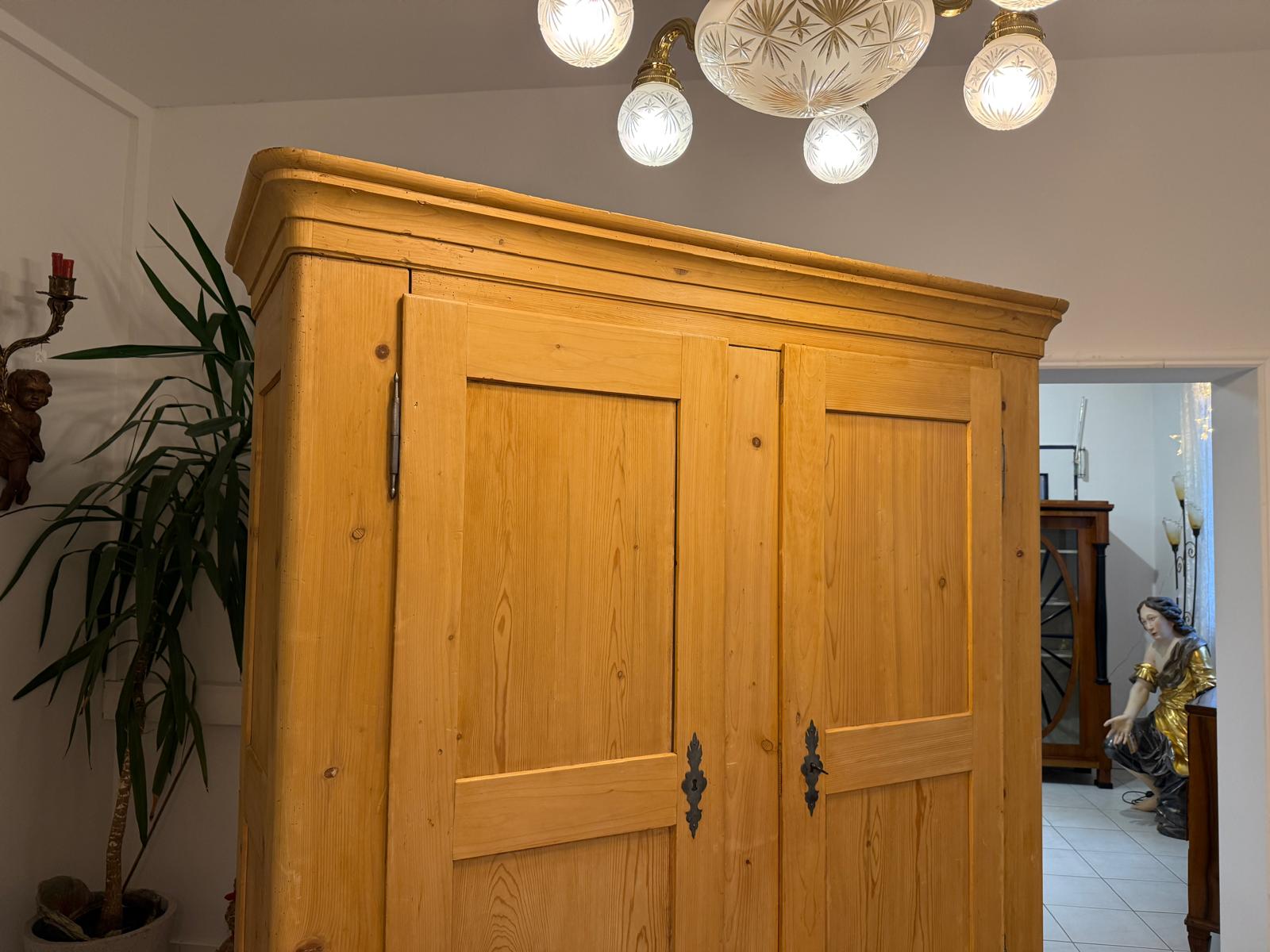 Steirischer Biedermeier  Bauernschrank Naturholzschrank G2268