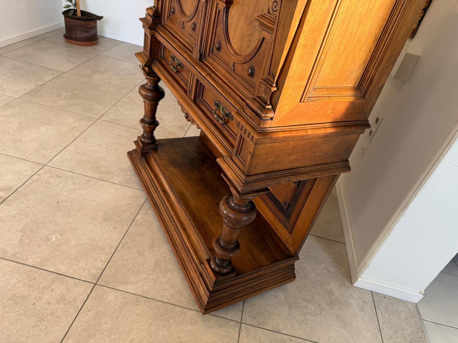 Sale Säulenanrichte Stollenschrank Gründerzeit Anrichte Antiquität G2188