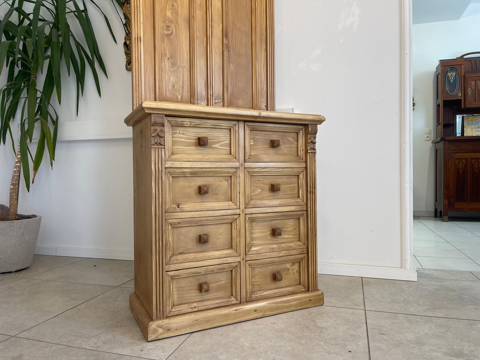Vollholz Garderobenschrank Bauernschrank Kleiderschrank G1369