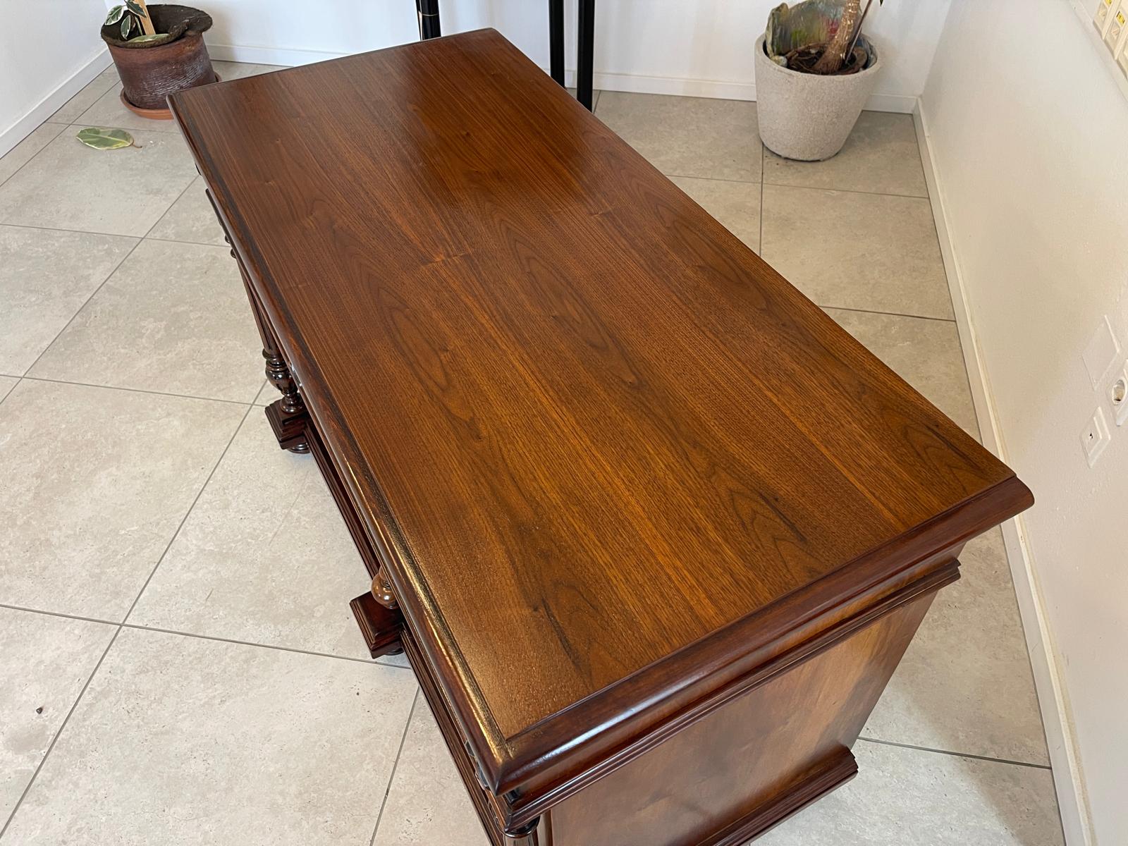 Sale Restaurierte Säulenanrichte Gründerzeit Anrichte Schrank Antiquität G1314