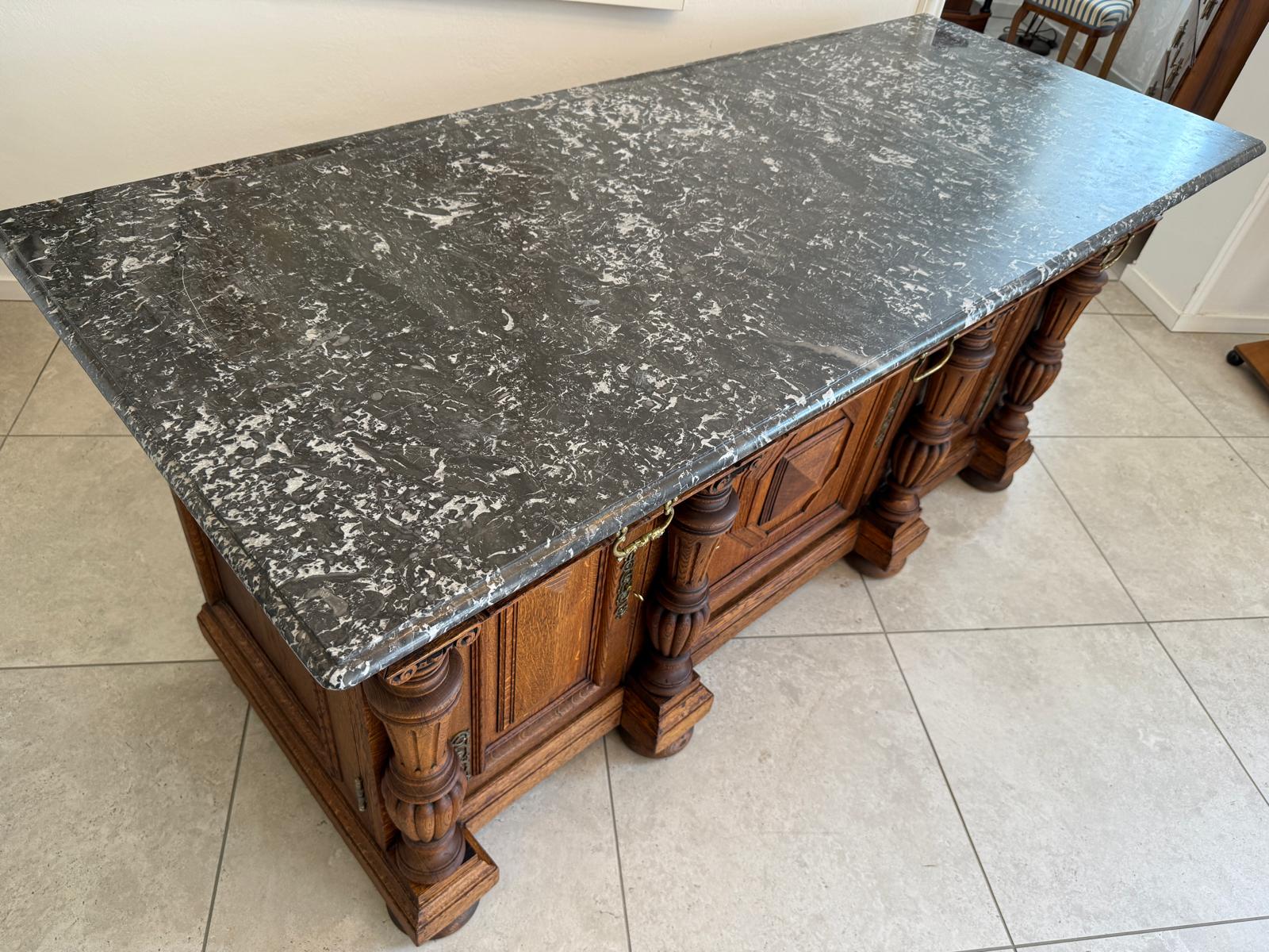 Sale Säulenanrichte Gründerzeit Anrichte Schrank Antiquität G1774