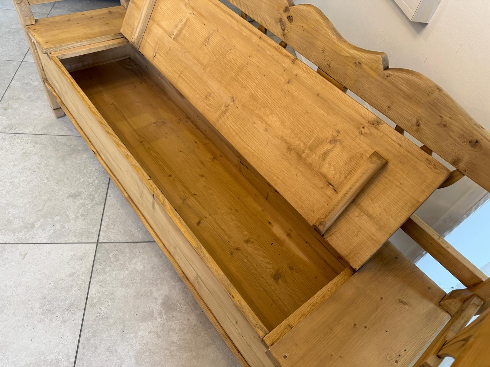 Antike Truhenbank Küchenbank Bauernmöbel Bauernmöbel D2314