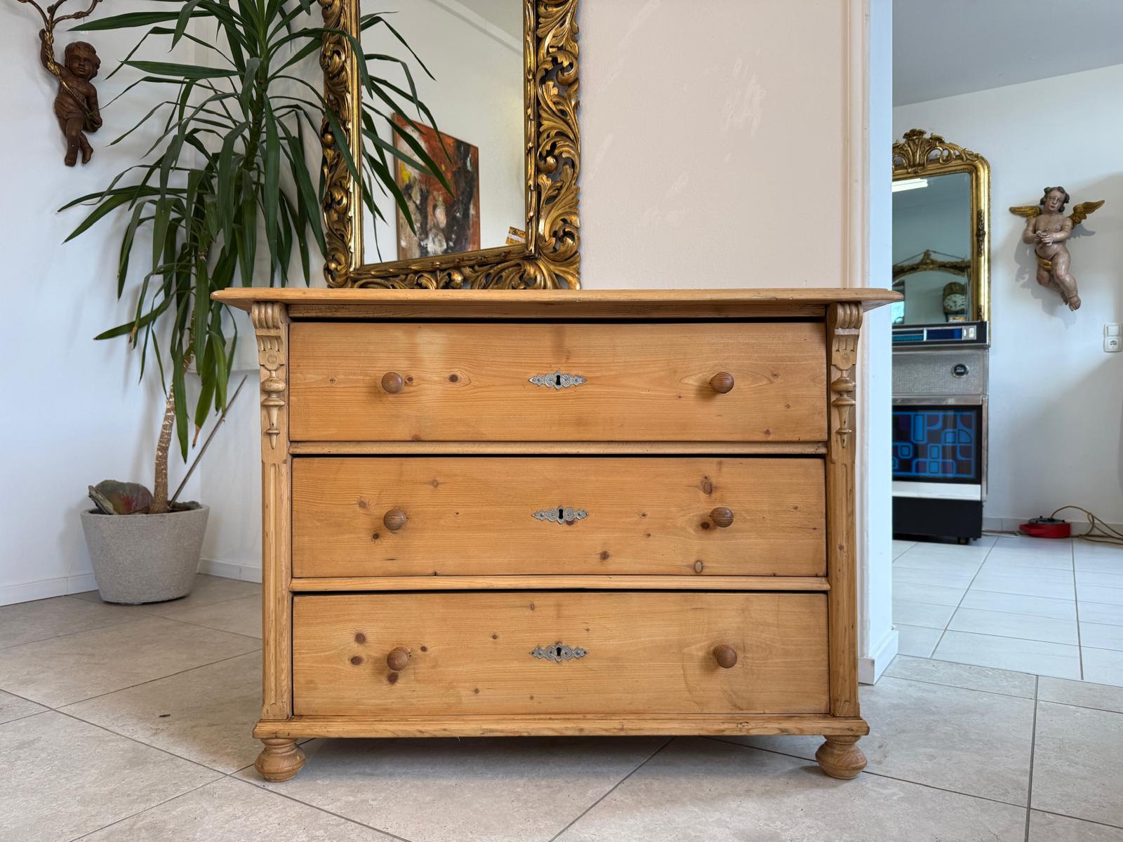 Bäuerliche Gründerzeit Anrichte Kommode Kasterl Bauernmöbel Antik D1201