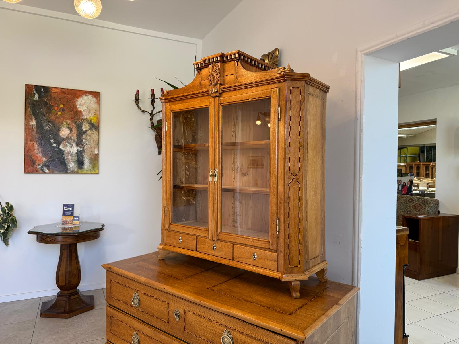 Originaler Josefinischer Aufsatzsekretär Aufsatzkommode Antiquität D2370