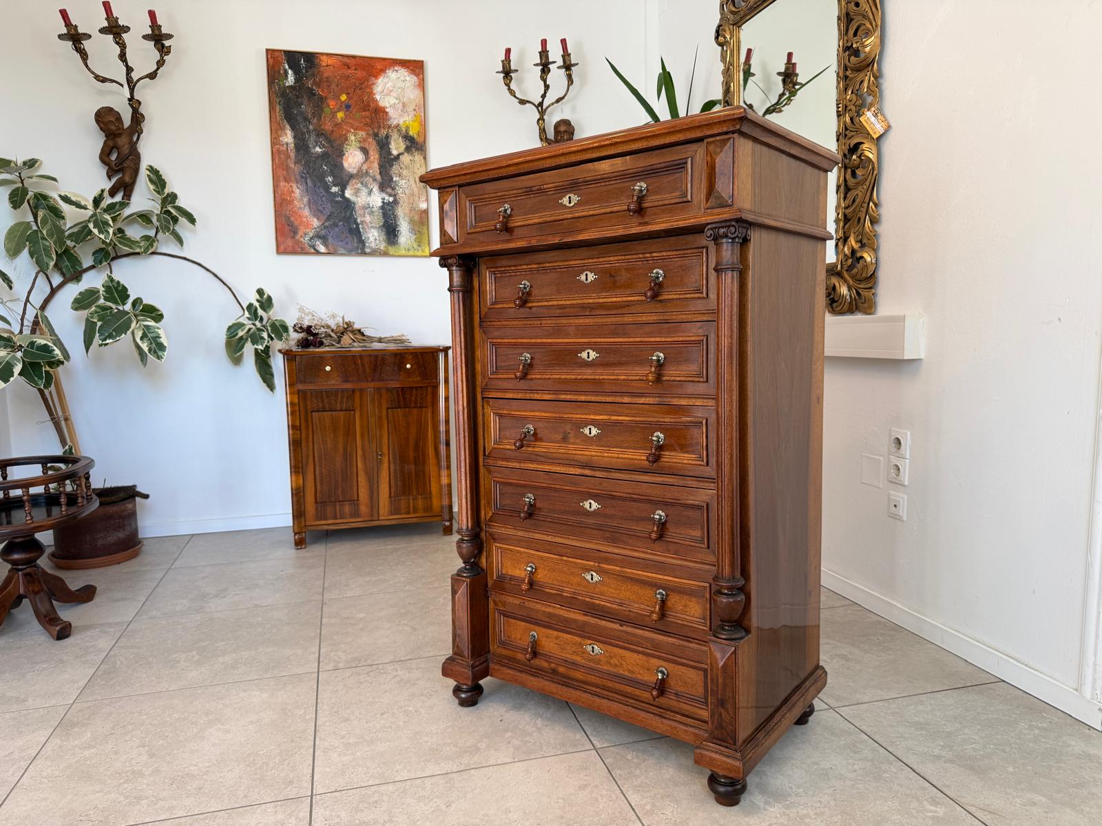 Restaurierte Gründerzeit 7 Ladenkommode Ladenkommode UnikatD2926