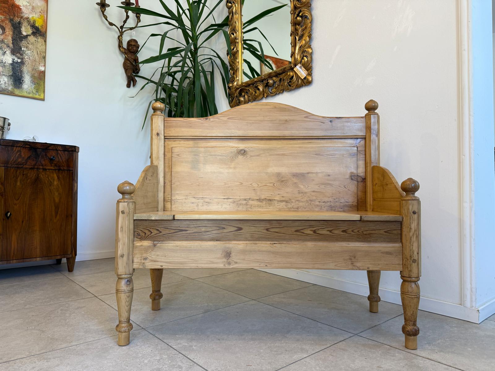 Provinzielle Bäuerliche  Truhenbank Landhausbank Bankerl G2004