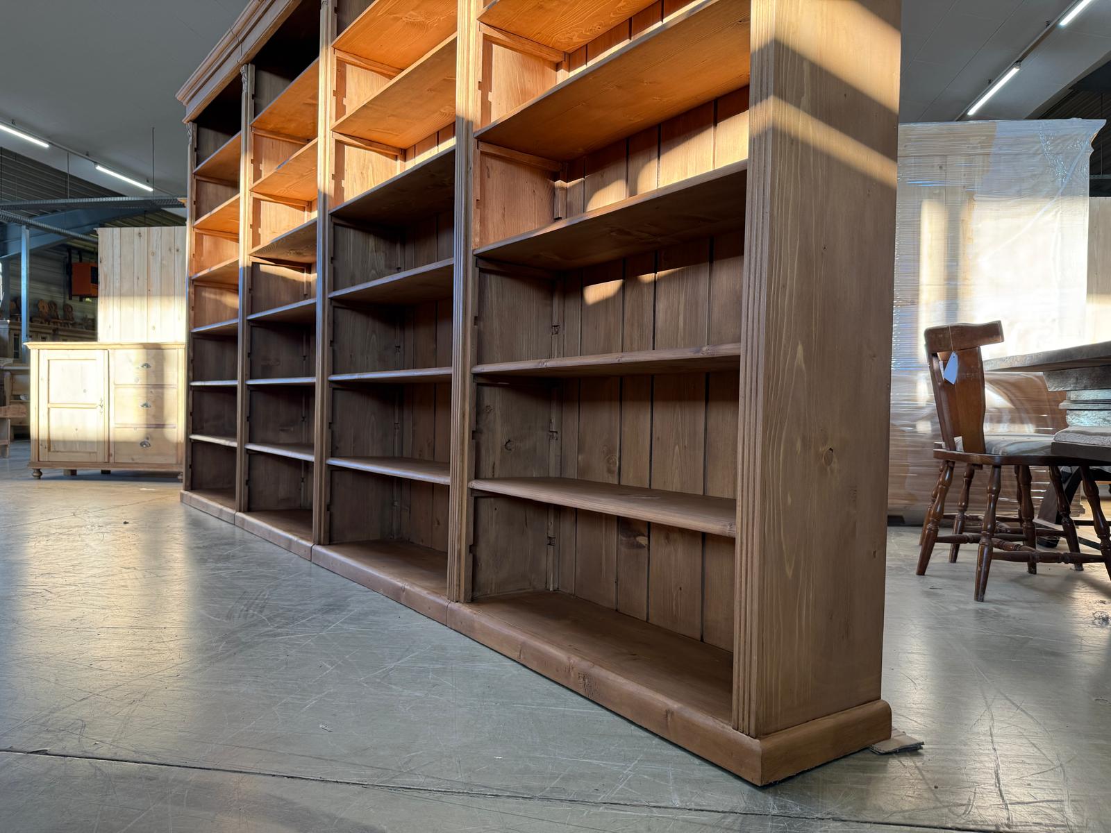 Grosses Bücherregal Stellage Bücherschrank Bauernkasten Bücherwand G2407