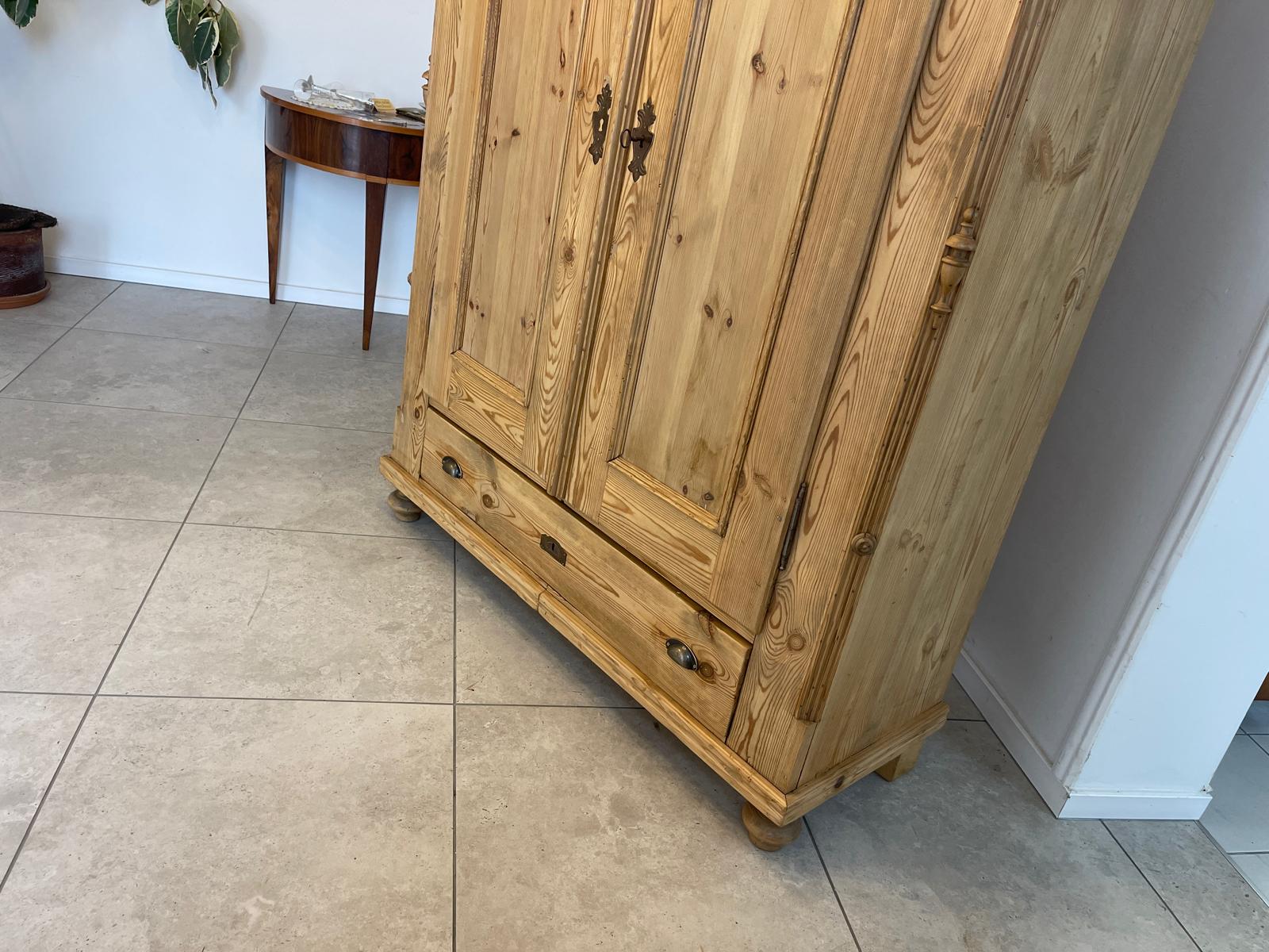 Steirischer Biedermeier Bauernschrank Naturholzschrank G1147