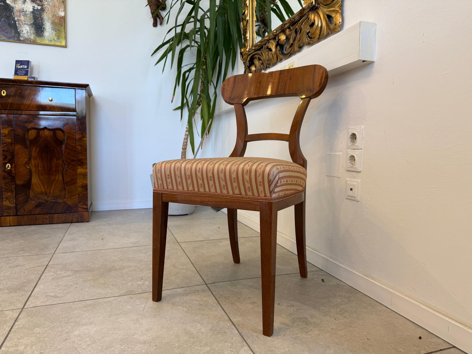 Originaler Biedermeier Sessel Antik Nussholz Antiquität D2408