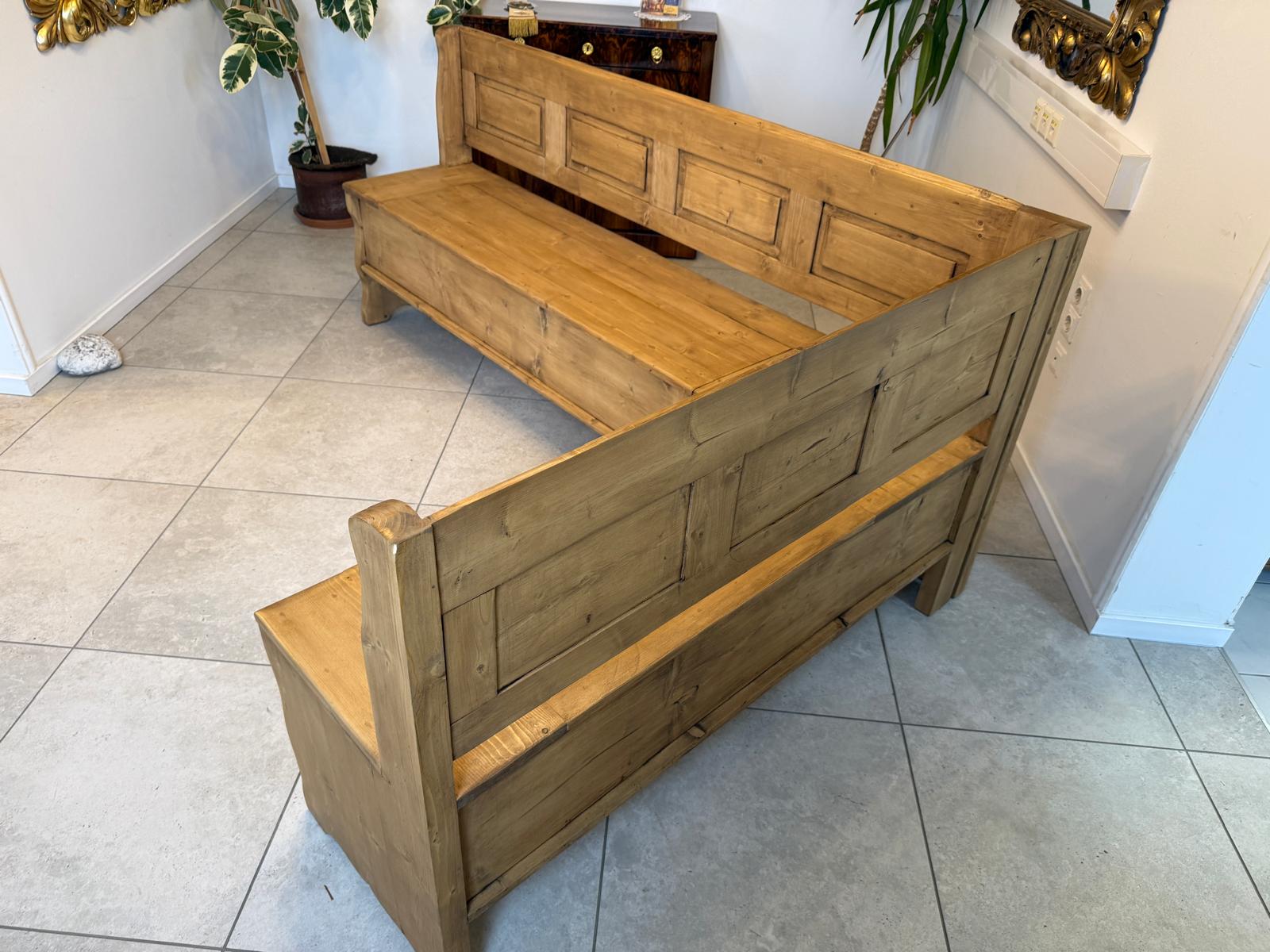 Eckbank Eckbankgruppe Bauernstube Naturholz Sitzgruppe D1134