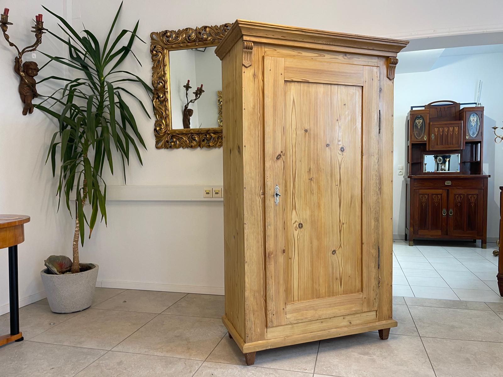 Uriger 1 türiger Bauernschrank Naturholzschrank Steiermark Bauernkasten Schrank G1258