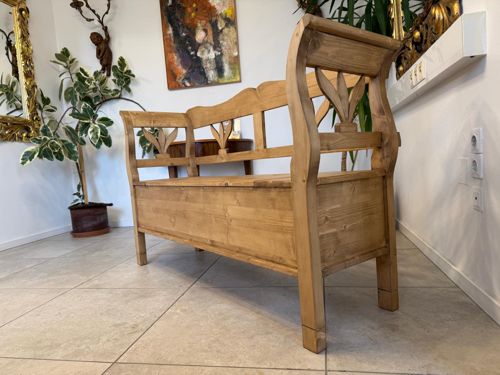 Truhenbank Küchenbank Bauernmöbel Bauernmöbel G2360