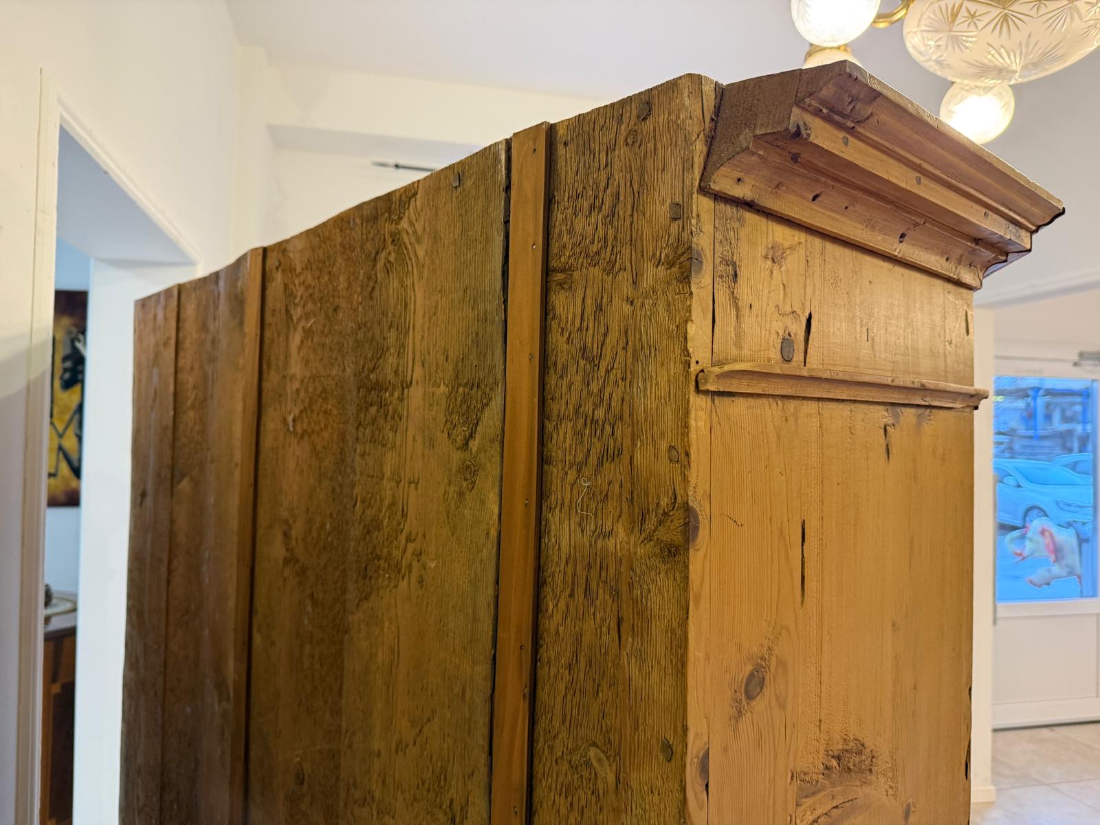 Barocker Brotschrank Almerschrank Vorratsschrank Bauernkasten Antik D1132