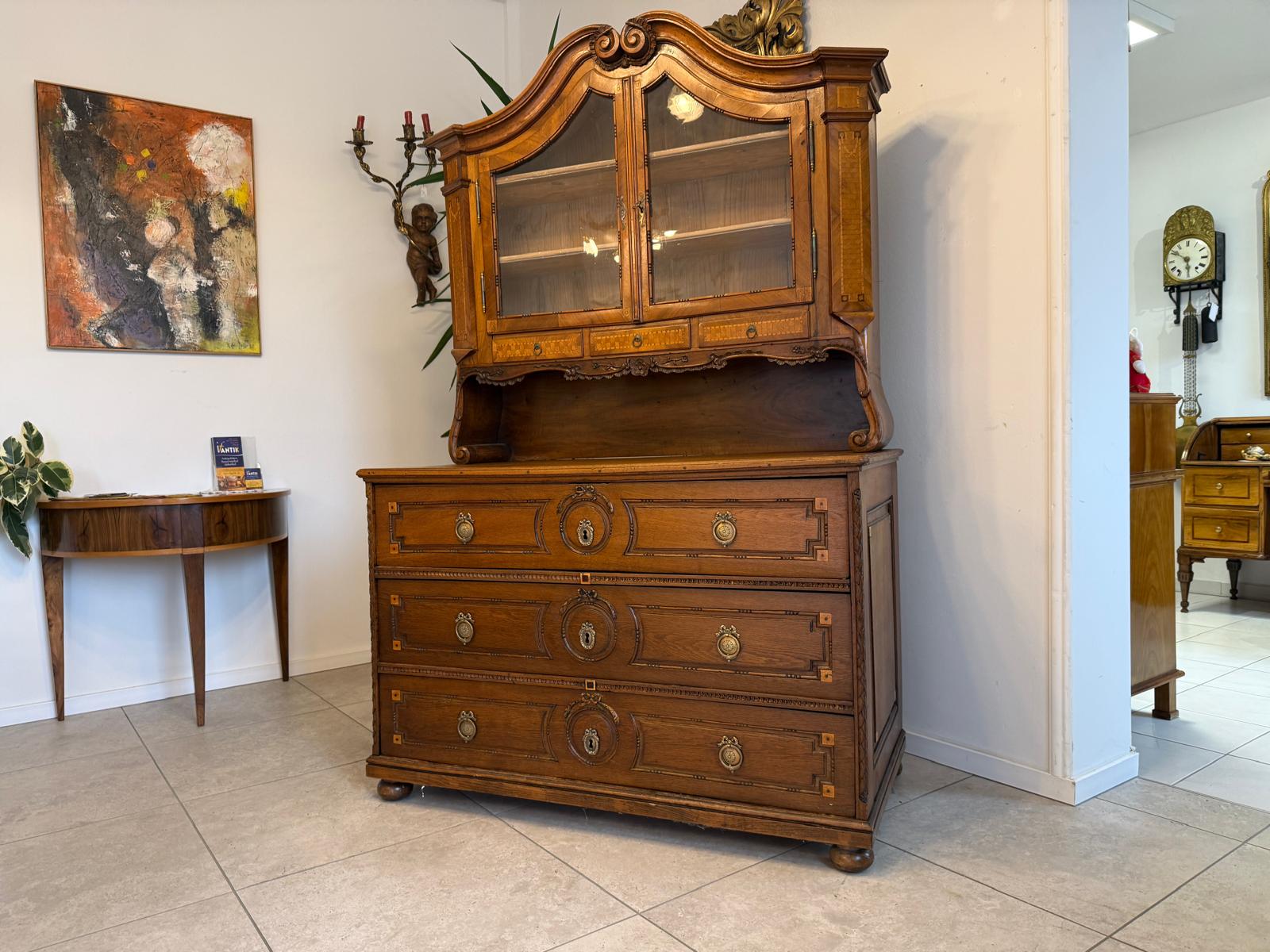 Originaler Josefinischer Aufsatzsekretär Aufsatzkommode Antiquität G2371