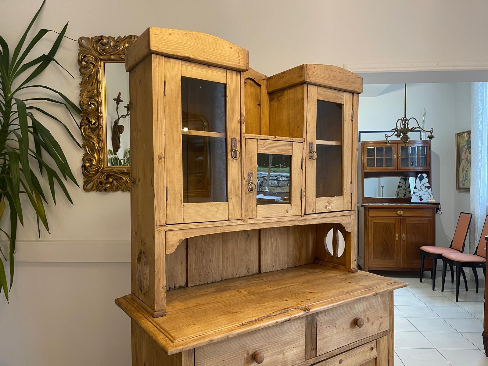 Jugendstil Küchenbuffet Küchenschrank Küchenkredenz A5161