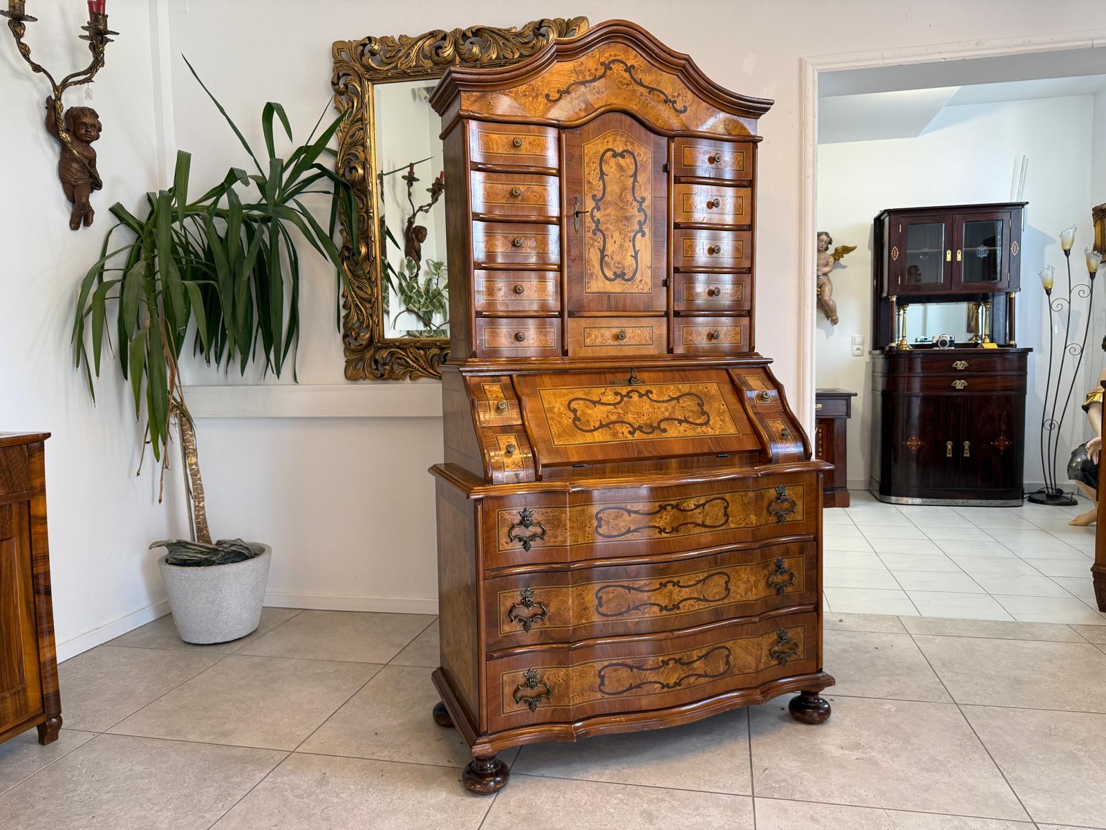 Tabernakel Barockstil Aufsatzsekretär Ladenschrank Stilmöbel D2924