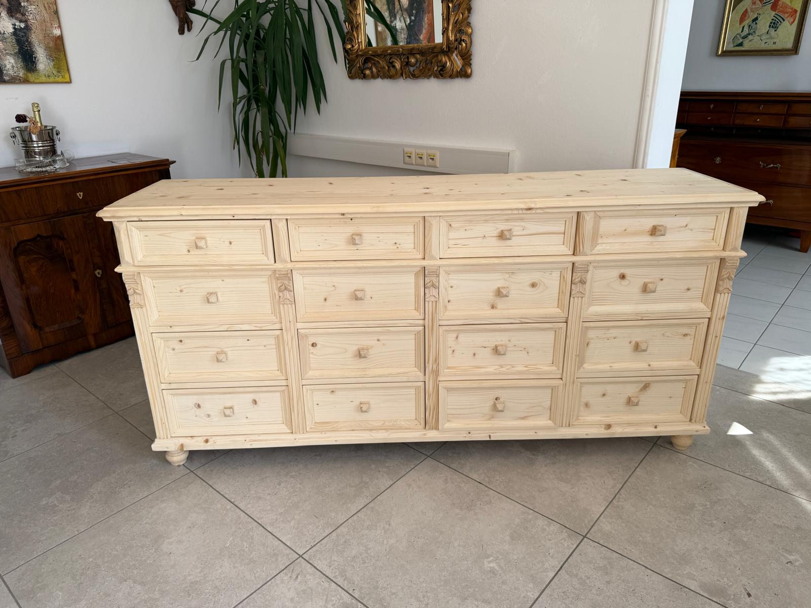 Massivholzkommode Ladenkommode Bauernmöbel Bauernmöbel Bauernschrank G1866