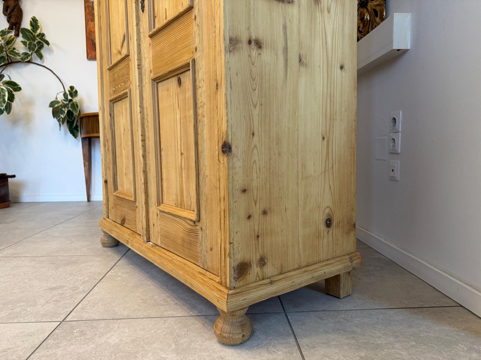 Gründerzeit Bauernschrank Bauernkasten Garderobenschrank Antik D1103