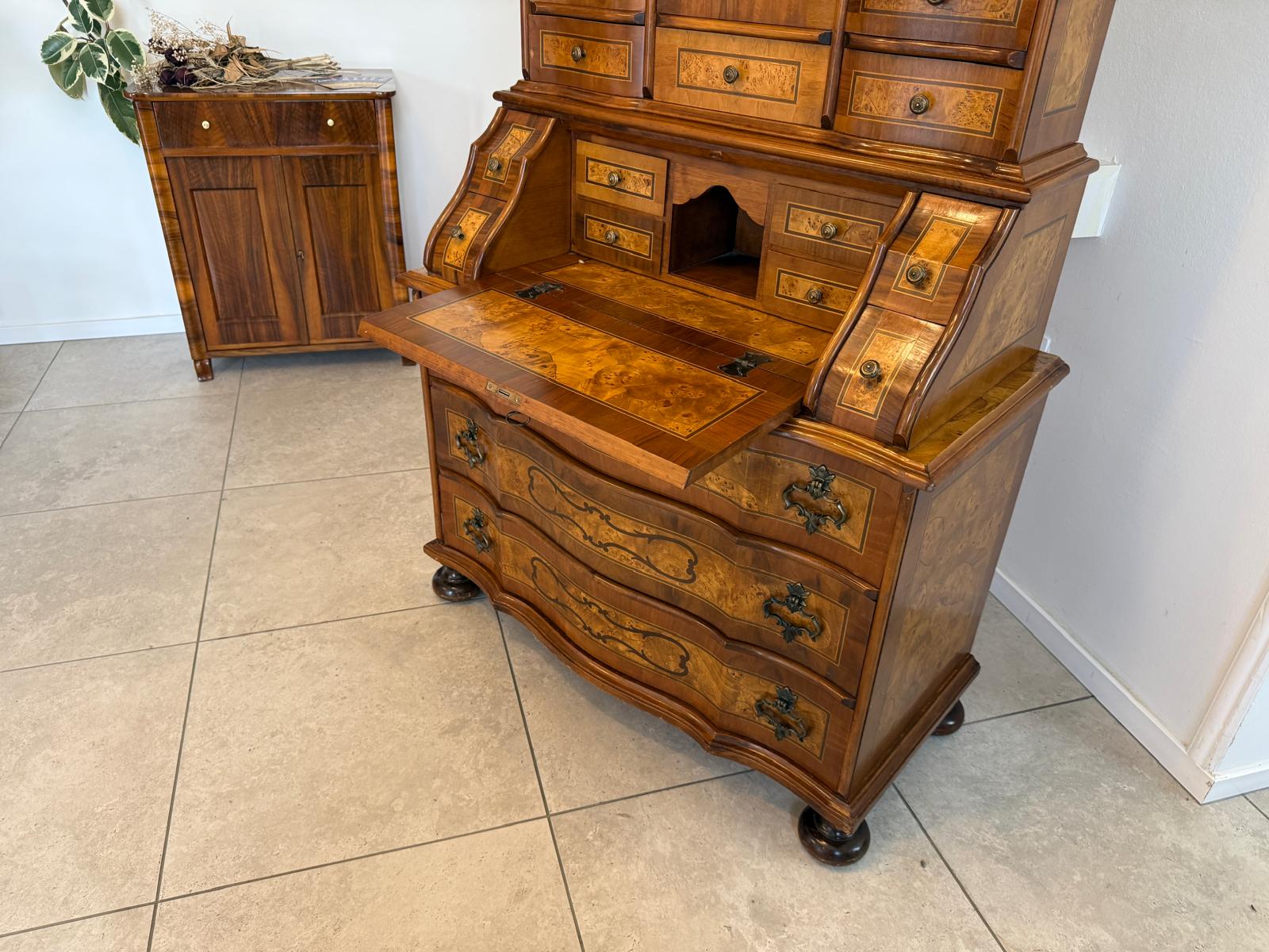 Tabernakel Barockstil Aufsatzsekretär Ladenschrank Stilmöbel D2924