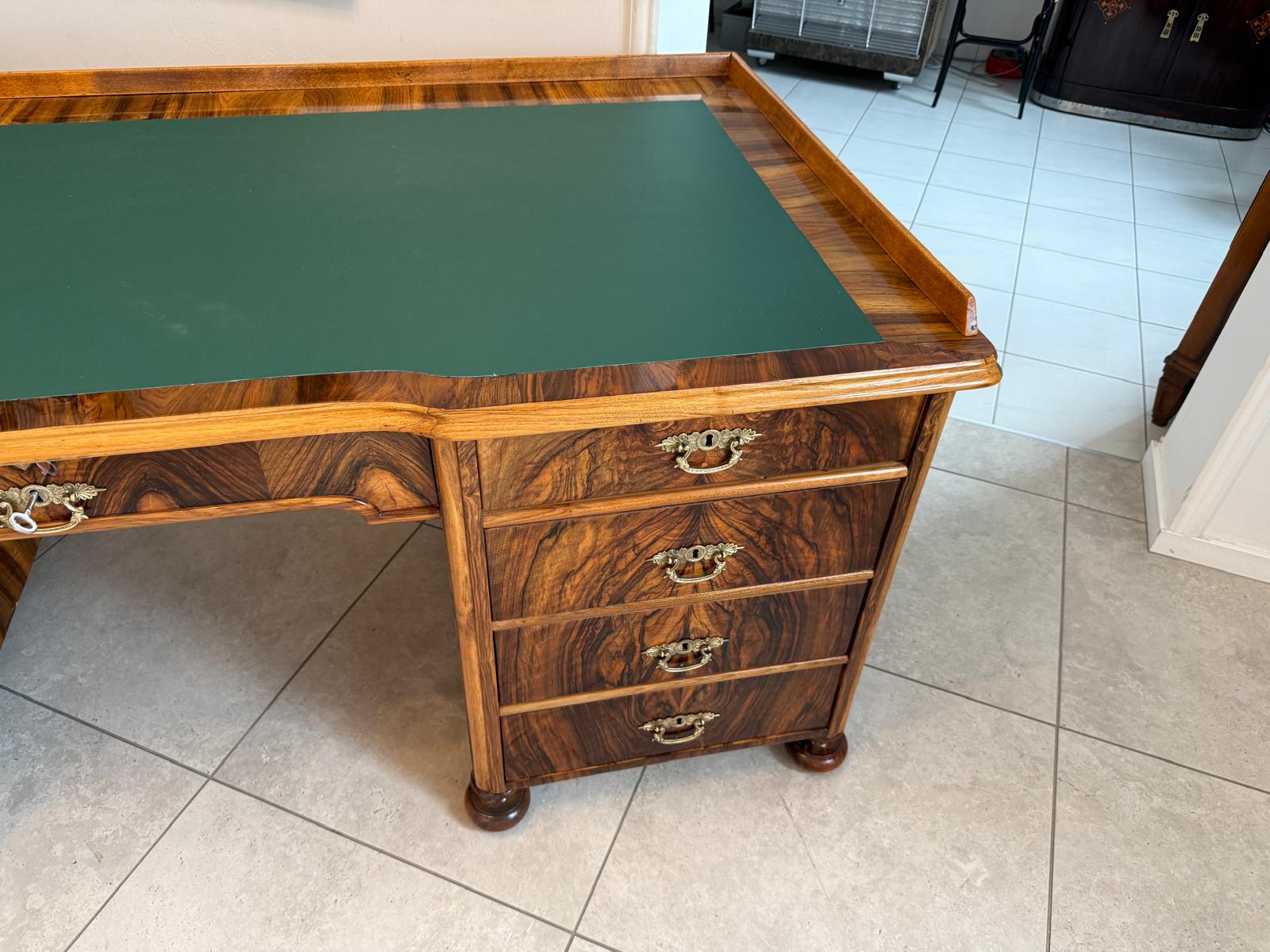 Restaurierter Großer Biedermeier Schreibtisch Sekretär D2678