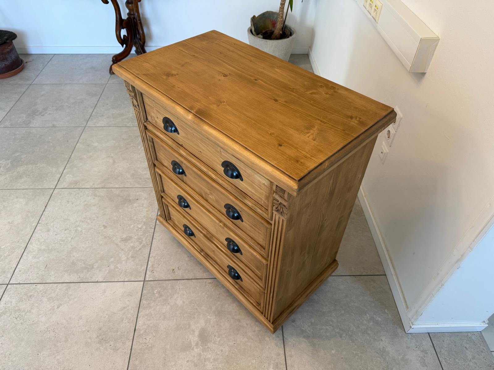 Massive Ladenkommode Ladenschrank Apothekerschrank Bauernmöbel G1782