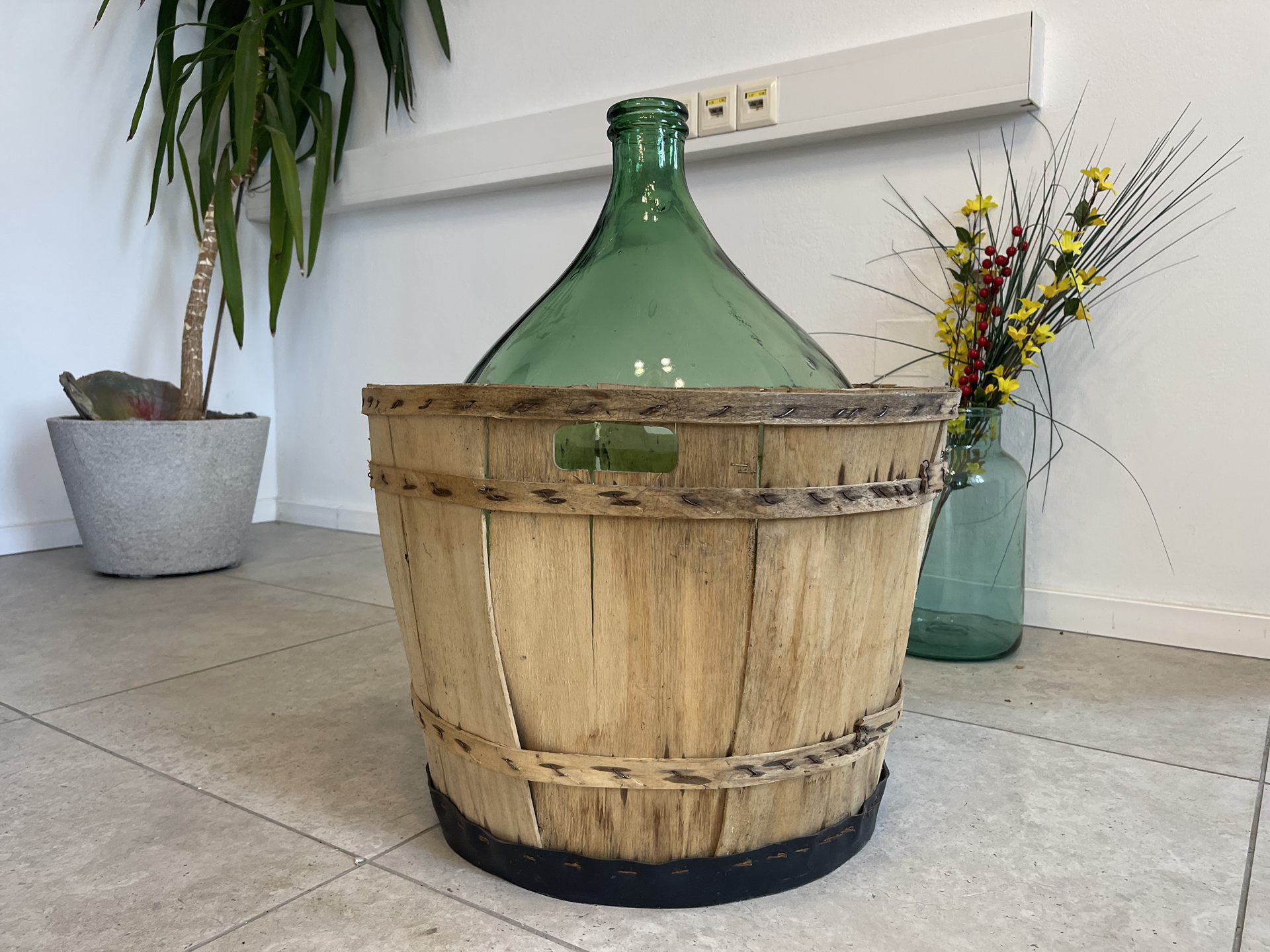 IMG_43433w90YvZ3tqT4G Alte Ballonflasche Weinballon, Gärballon, Ballonflasche A4718