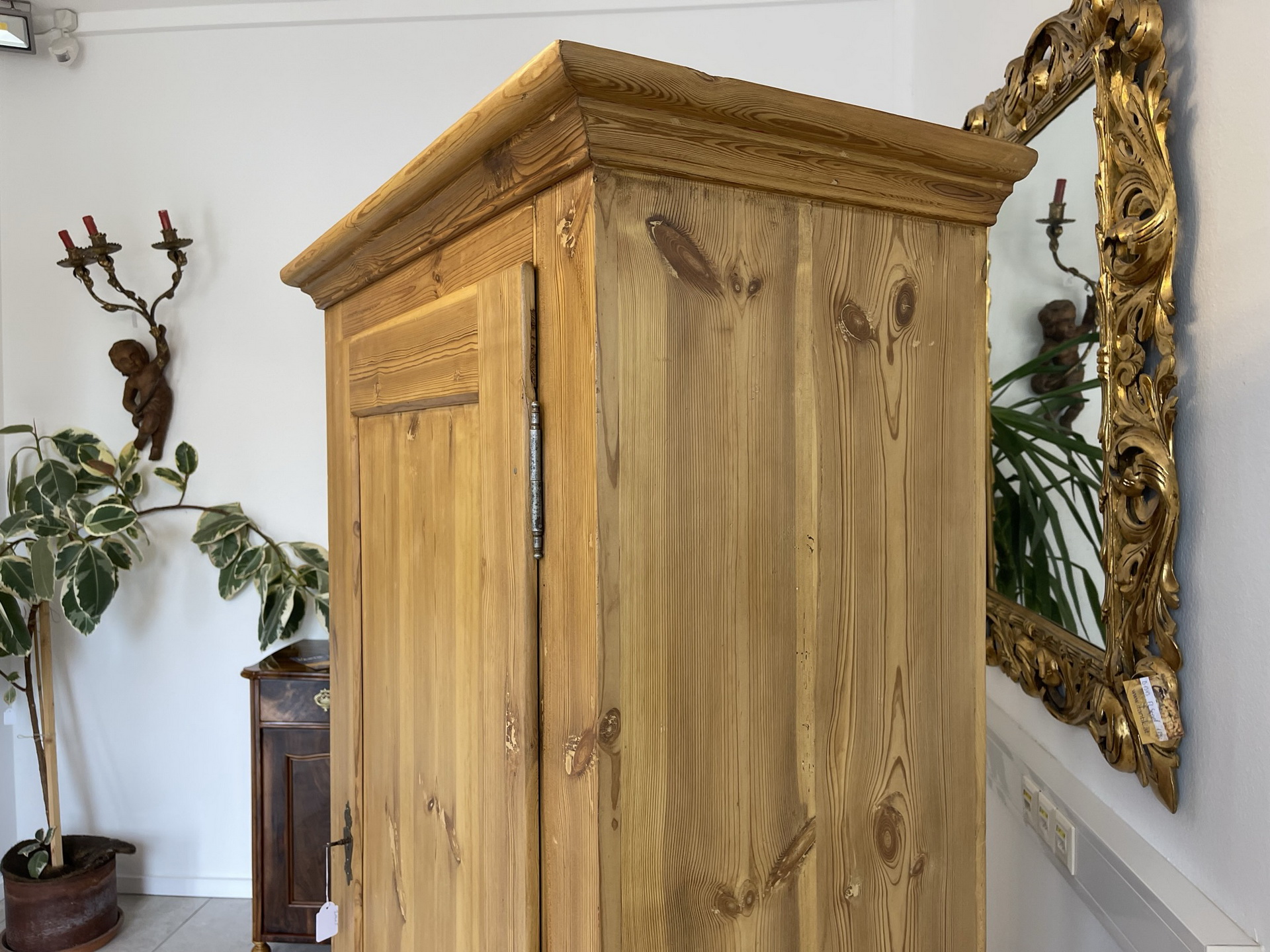bauernm-bel-antik_132 Biedermeier Bauernschrank Naturholzschrank B1444