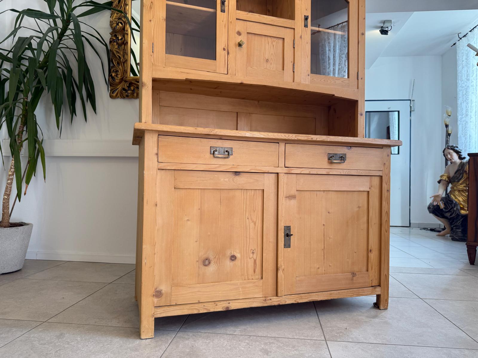 Jugendstil Küchenbuffet Küchenschrank Küchenkredenz Antik G2061