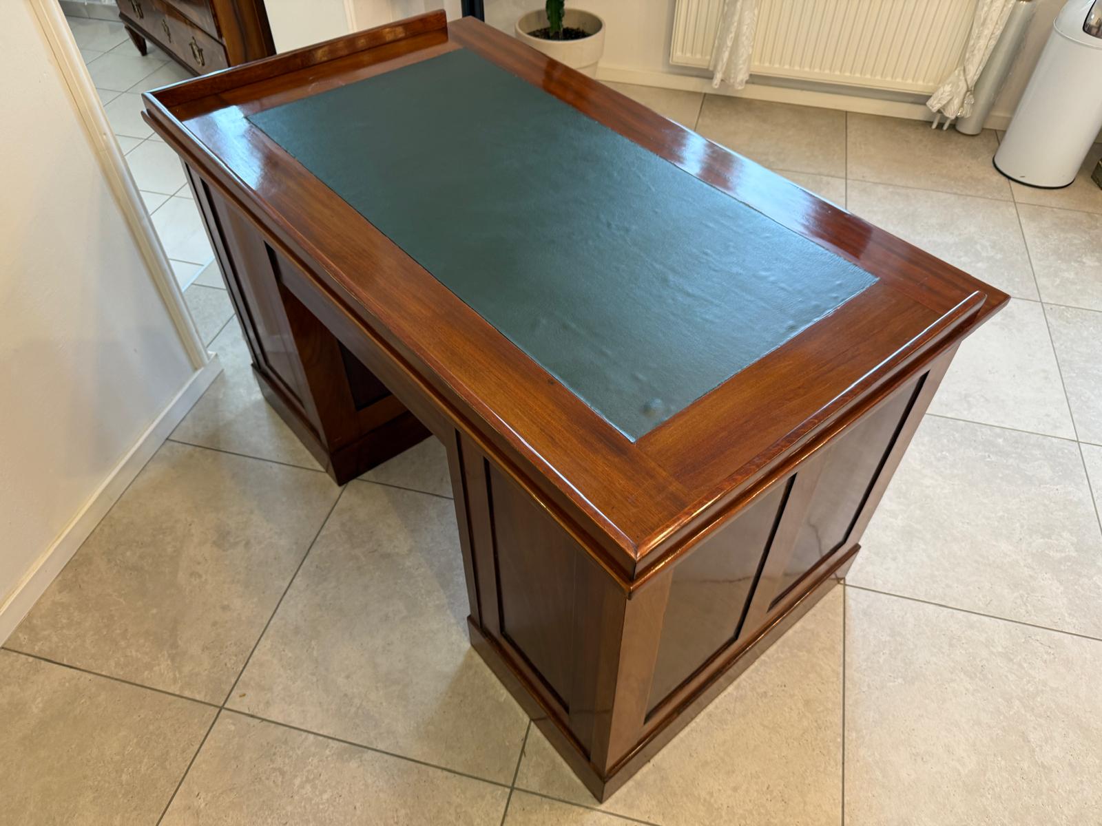 Altrestaurierter Jugendstil Schreibtisch Sekretär Freisteher G1878