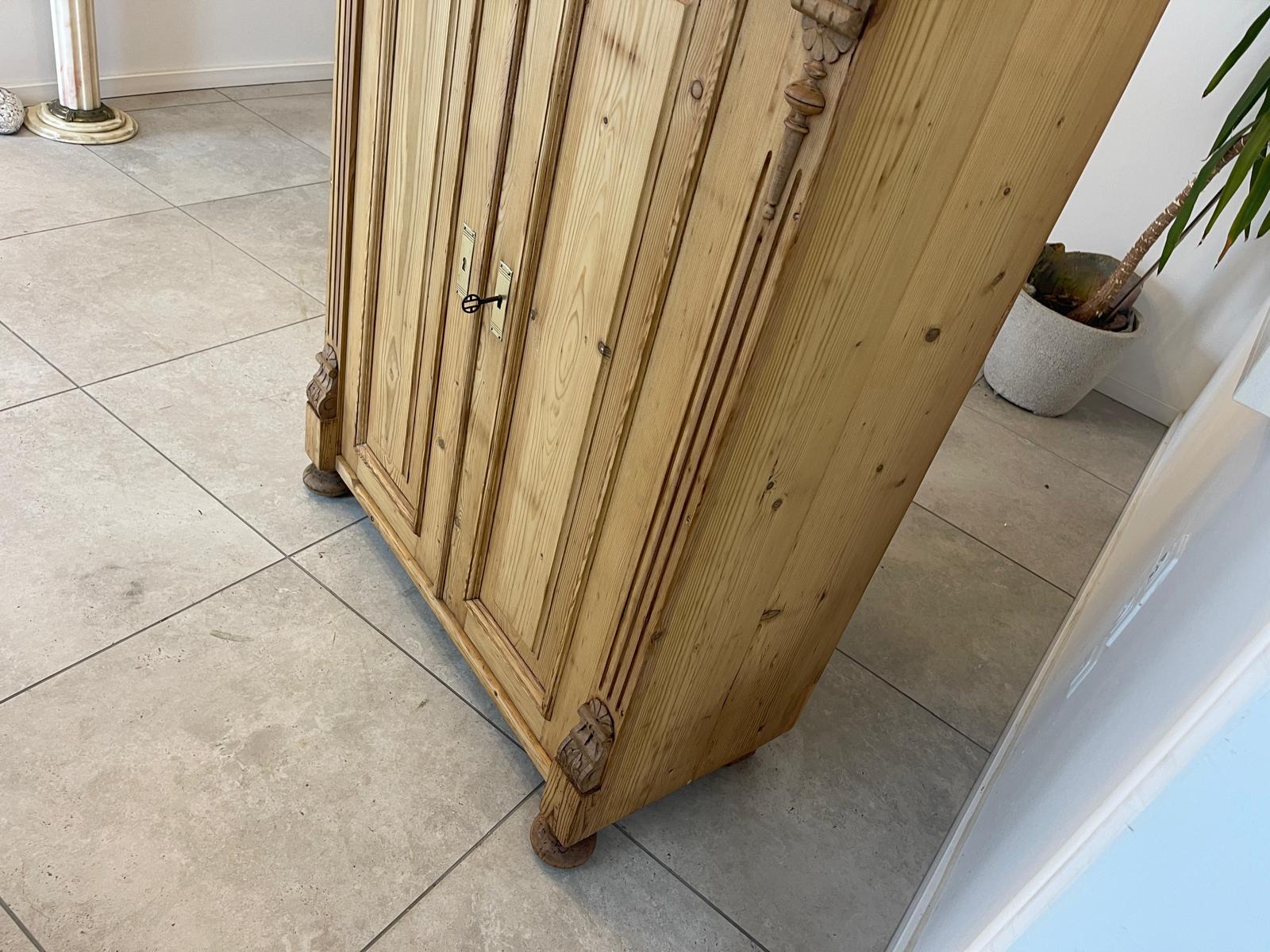 Biedermeier Bauernschrank Halbschrank Vertiko Gründerzeit G1350