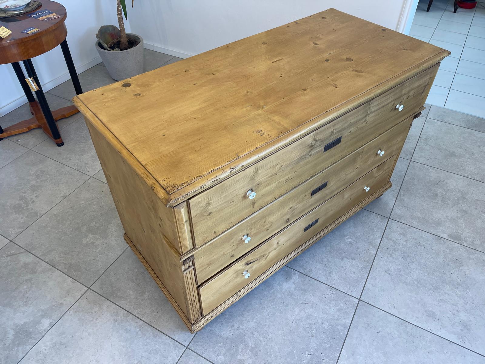 Restaurierte Biedermeier Kommode Ladenkommode Bauernmöbel G1276