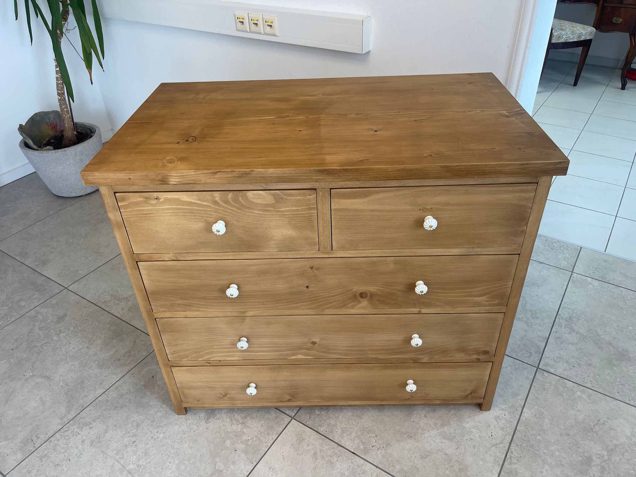 Bäuerliche Kommode 5 Ladenkommode Landhausmöbel Weichholzmöbel G1293