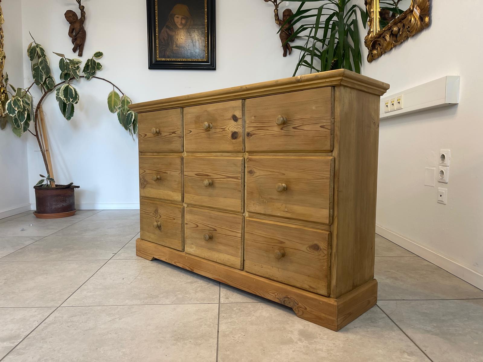 Bäuerliche Kommode 9 Ladenkommode Landhausmöbel Weichholzmöbel G1251