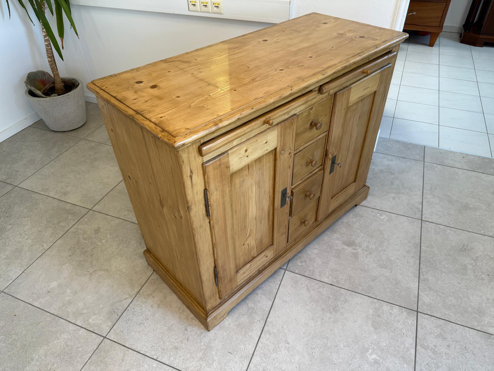 Restaurierte Biedermeier Anrichte Ladenkommode Antiquität G1789