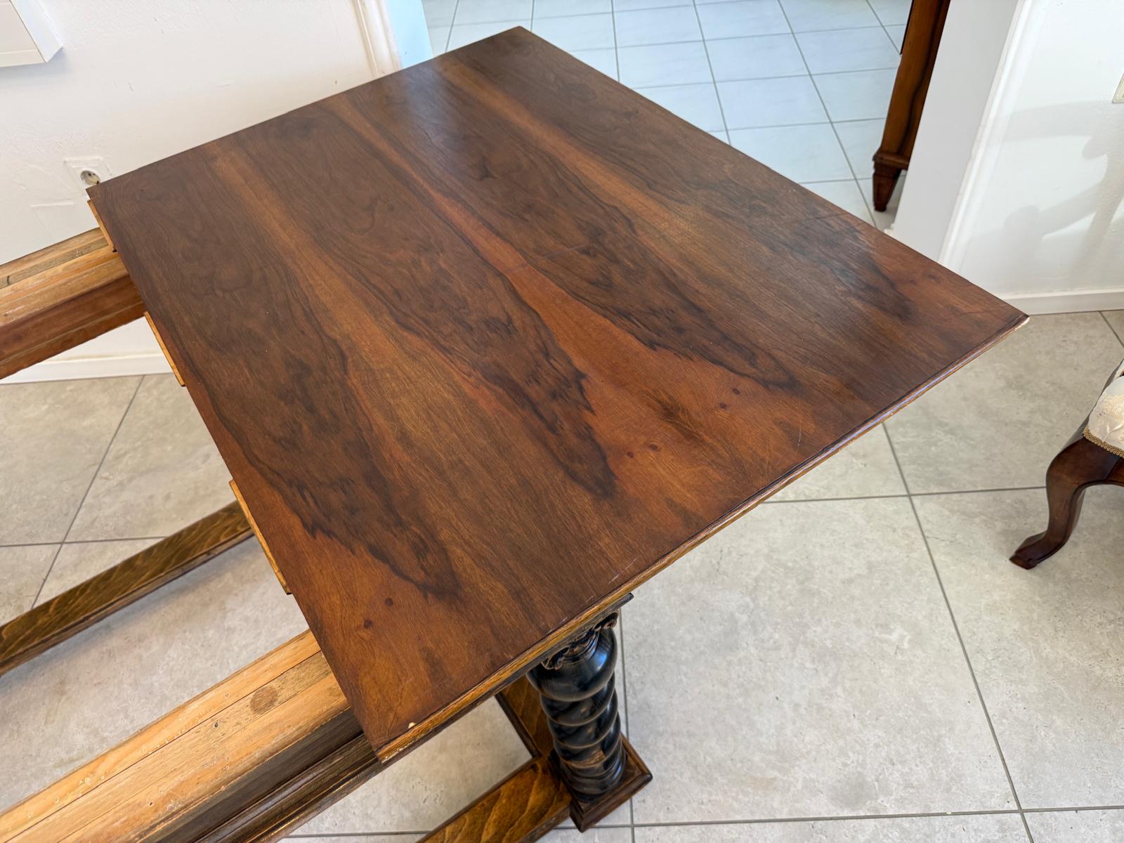 Barock Tisch Esstisch Antik Refektoriumtisch Antiquität Auszugtisch D1213