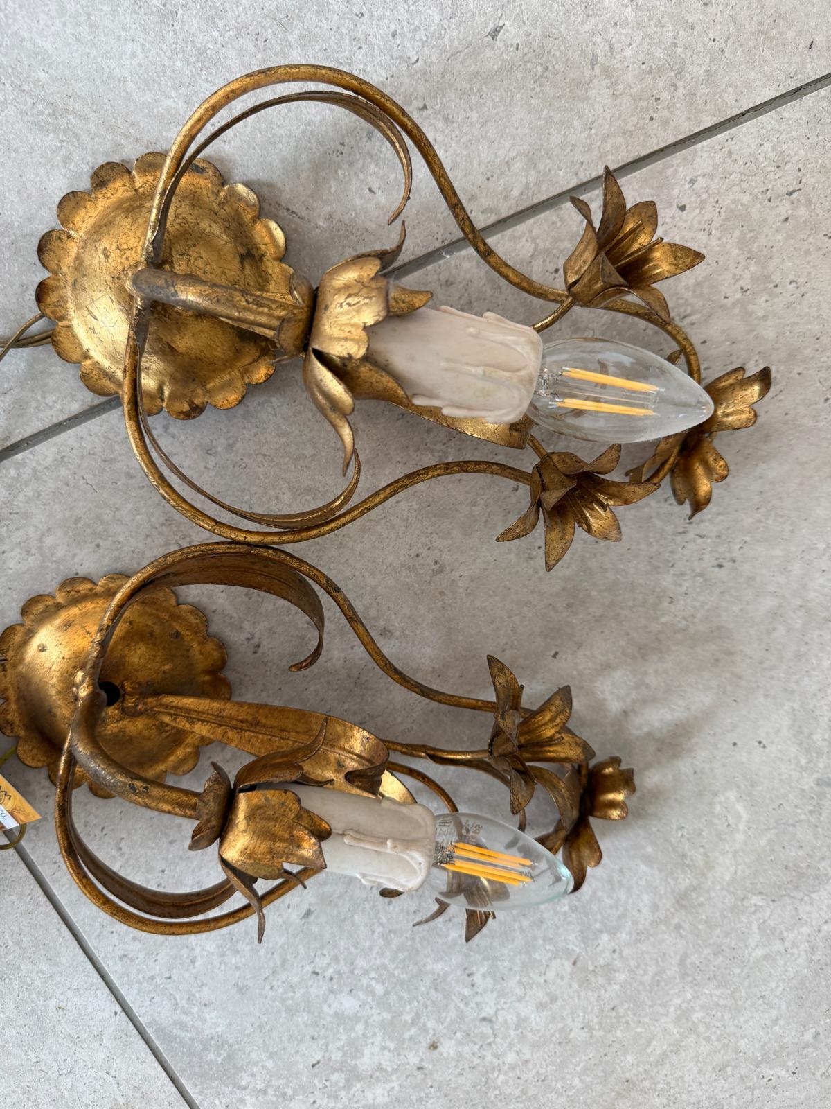 Wandleuchten Wandlampen 2 Stück venzianisch  D2379