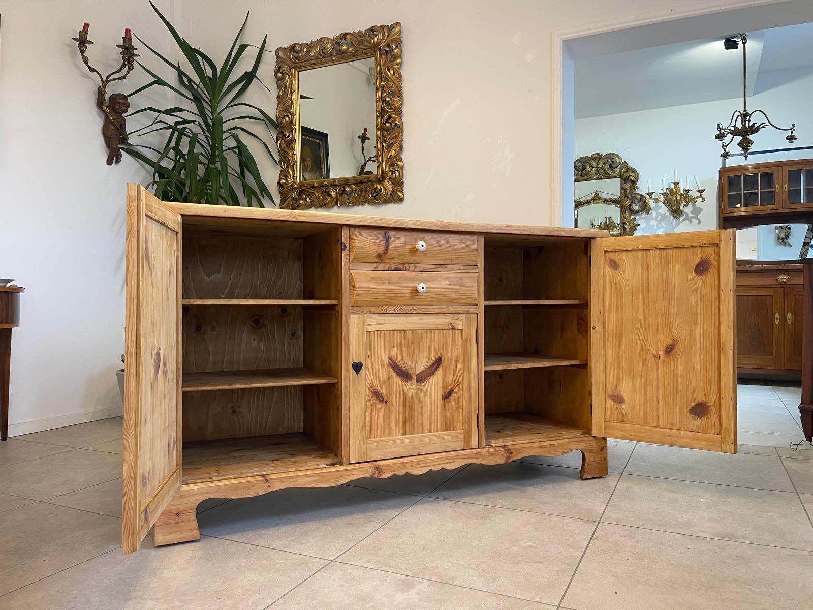 Zirbenholz Anrichte Sideboard Schrank Bauernmöbel A5167
