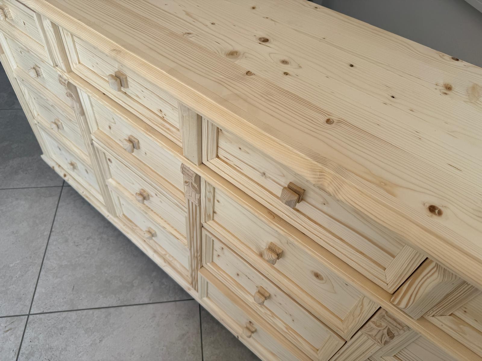 Massivholzkommode Ladenkommode Bauernmöbel Bauernmöbel Bauernschrank G1866