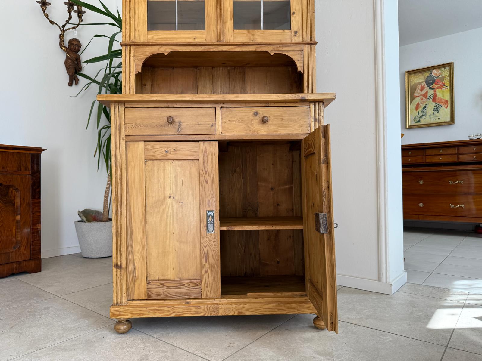 Restaurierte Jugendstil Küchenbuffet Küchenschrank Küchenkredenz Antik G1856