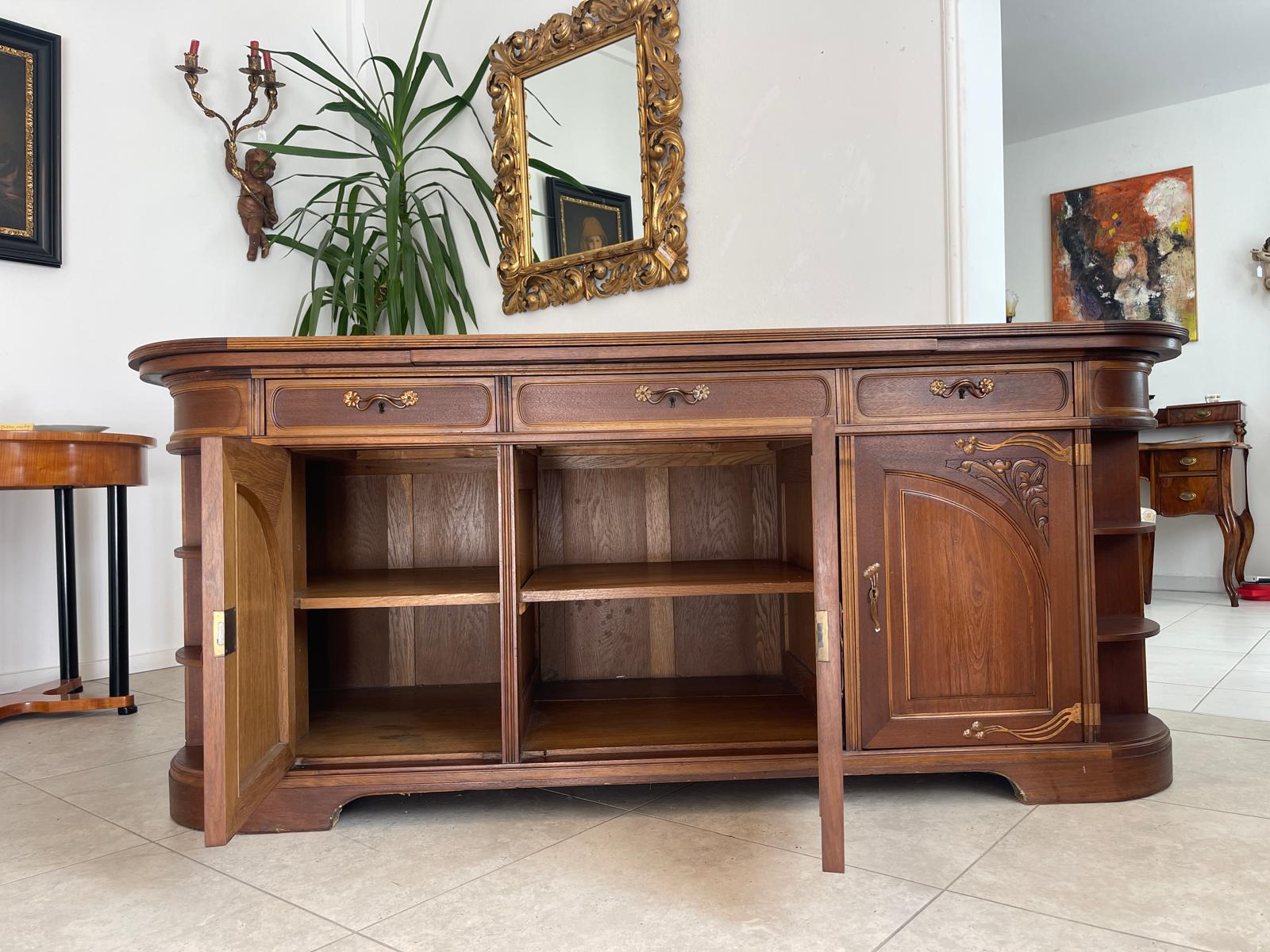 Originales Jugendstil Anrichte Sideboard Antik Vintage Traum G1357
