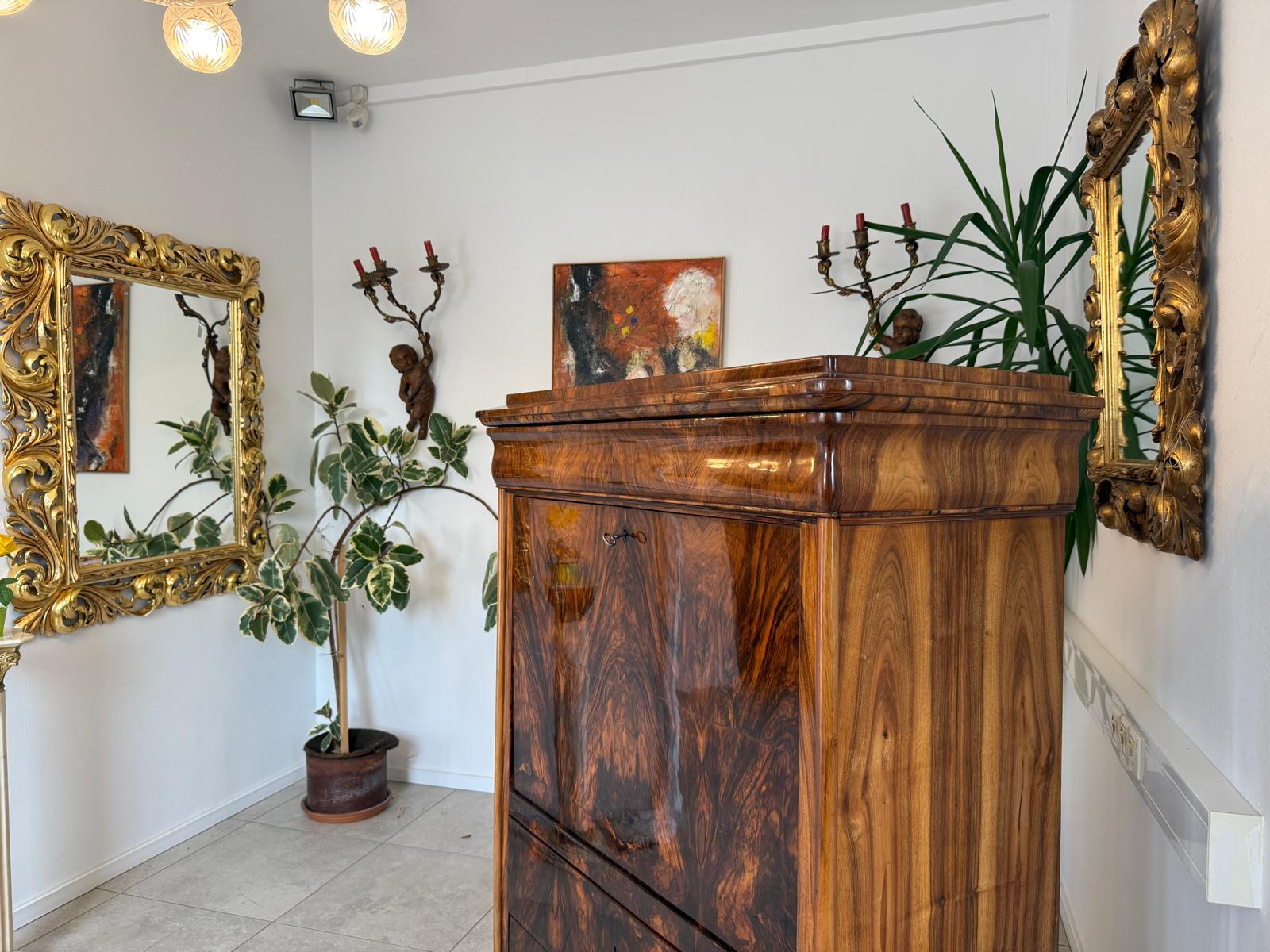 Sale Restaurierter Spätbiedermeier Standsekretär Schellack G1816