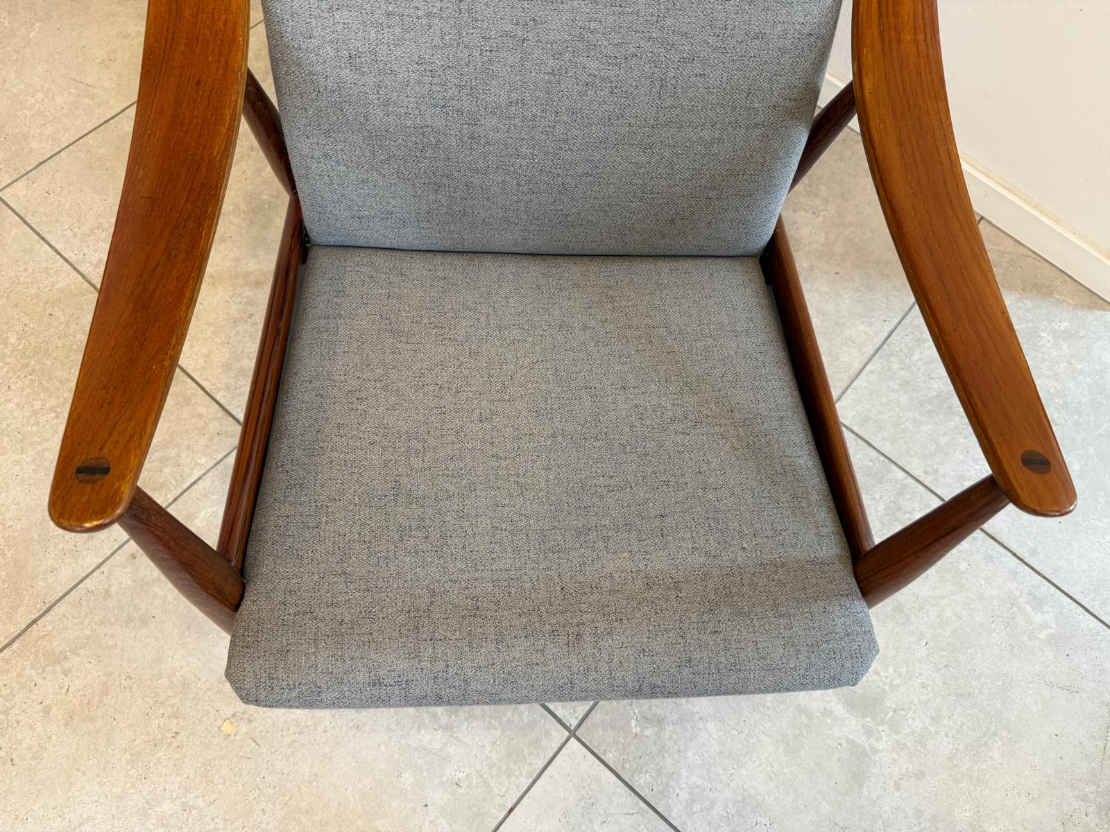 Perfekter dänischer Armlehnsessel Stuhl Buchenholz G2265