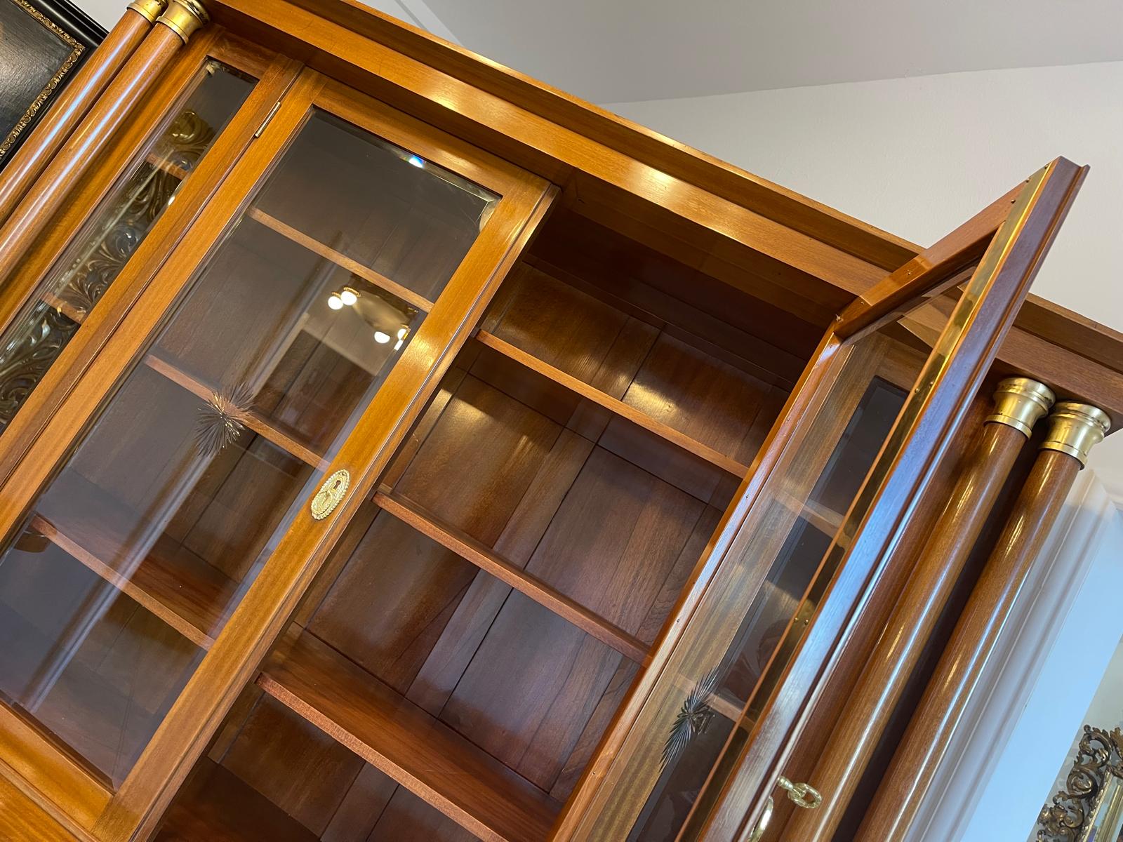 32d1487a-e487-4078-9394-a283c516b07c Sale Original Jugendstil Vitrine Bücherschrank B1123