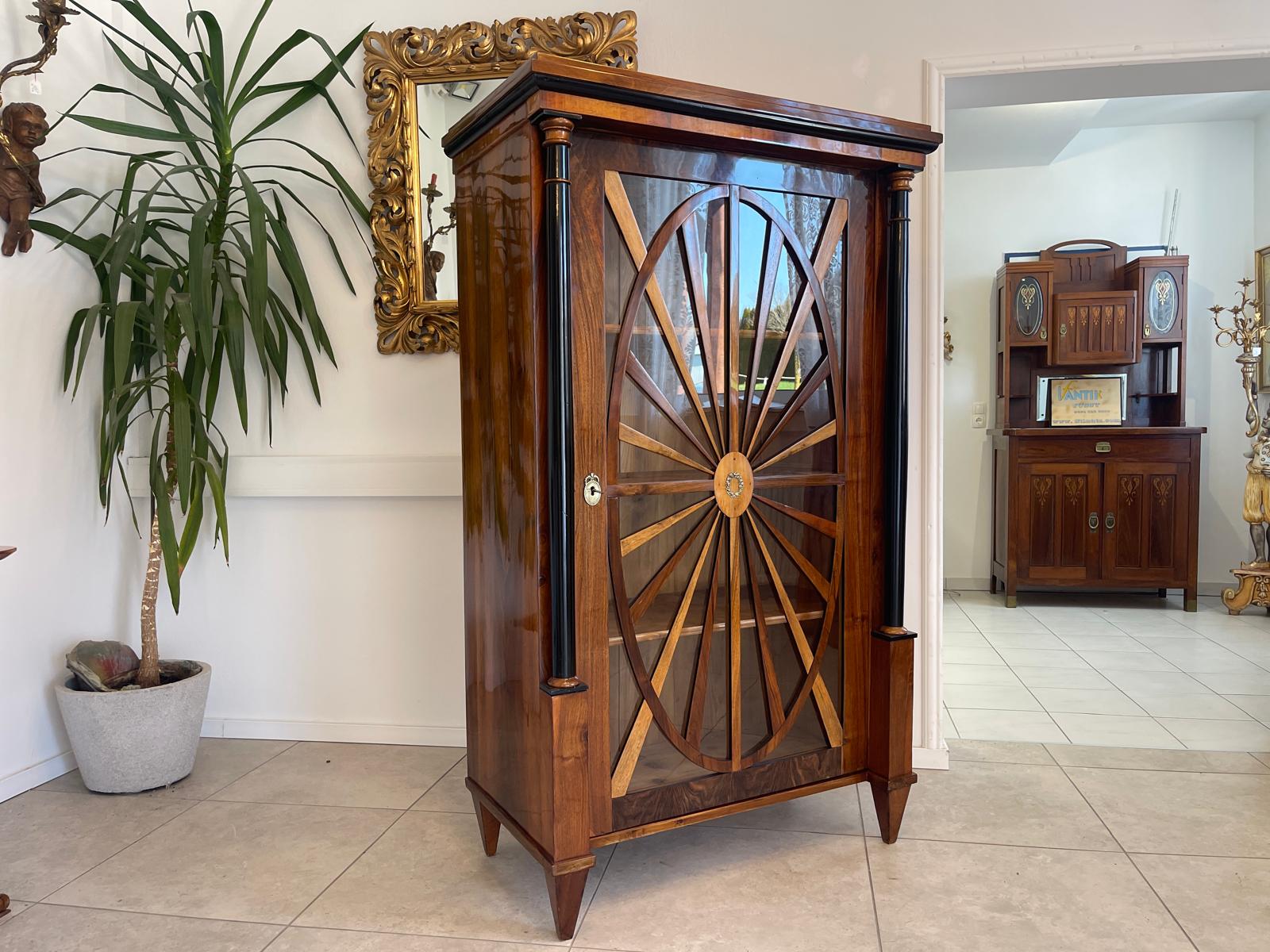Sale Empire Vitrine Sonnenvitrine Bücherschrank Antiquität G1372