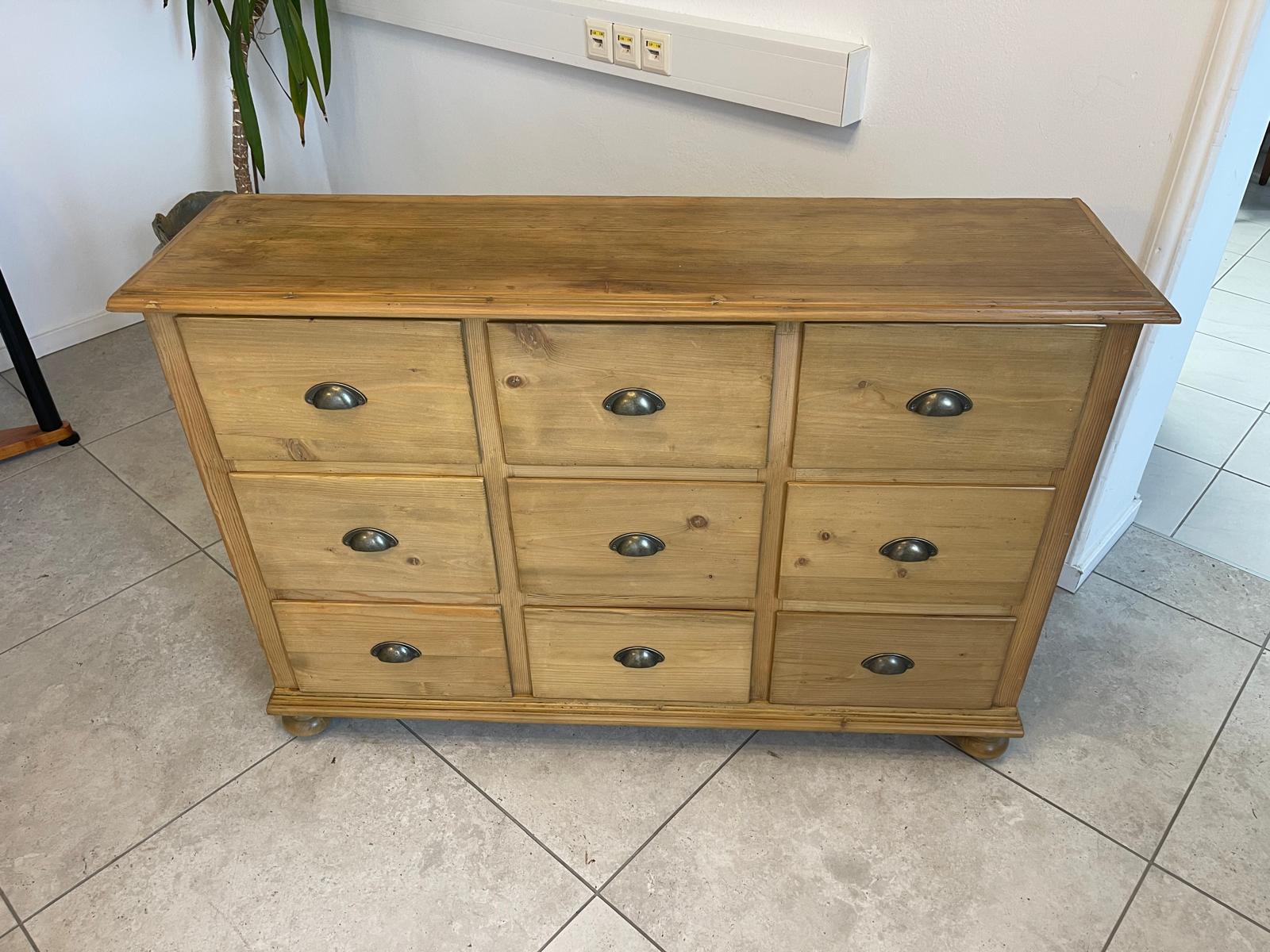 Bäuerliche Kommode 9 Ladenkommode Landhausmöbel Weichholzmöbel G1252