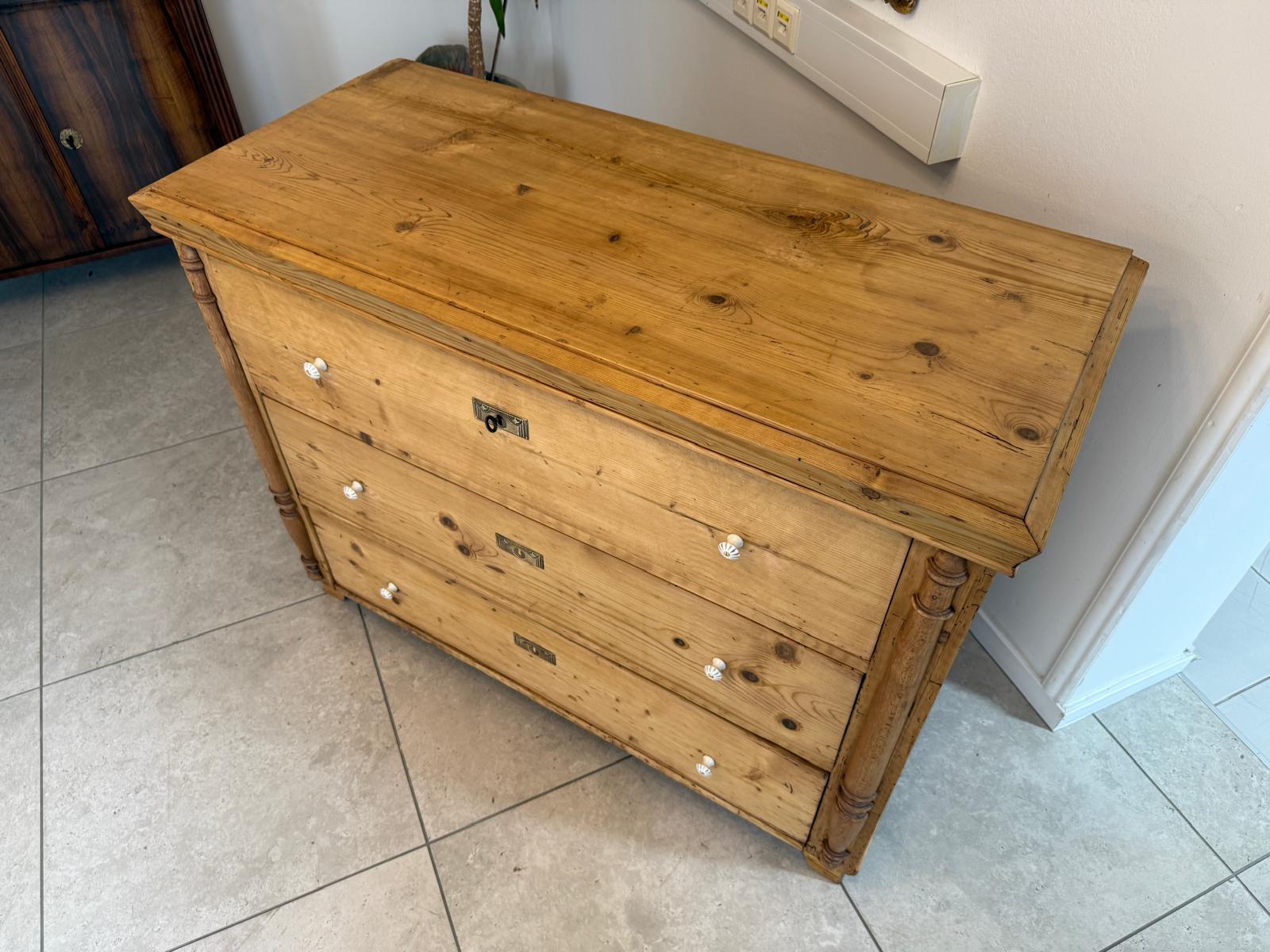 Antik originale Biedermeier Kommode Ladenkommode B2125