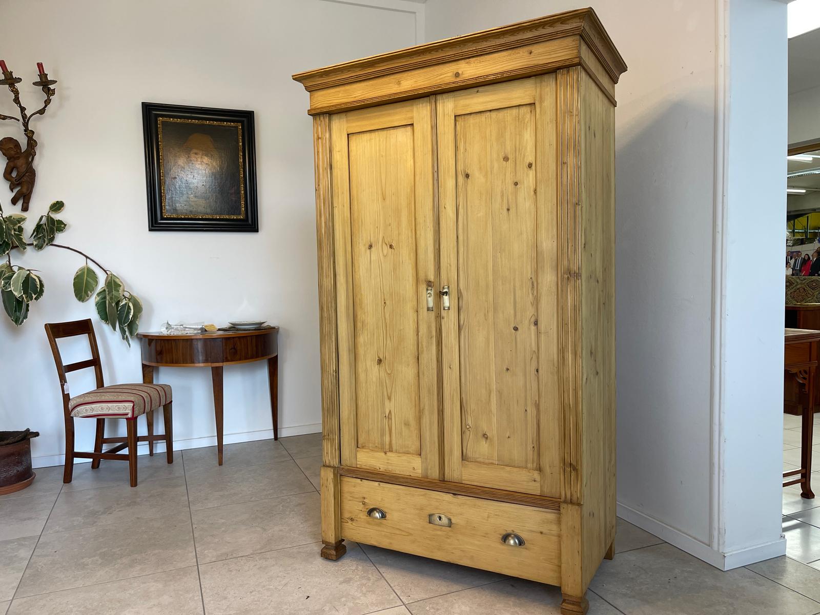 Sale Originaler Bauernschrank Naturholzschrank Jugendstilschrank G1088