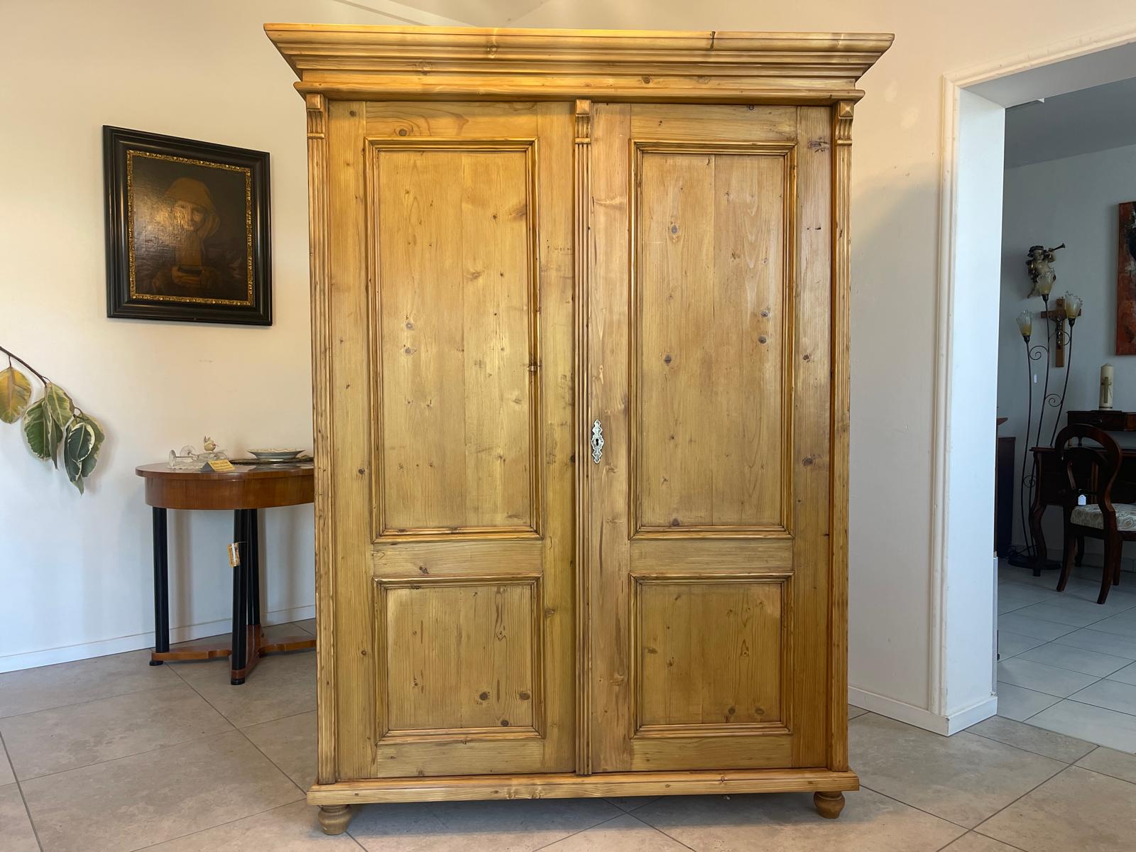 Sale Steirischer Biedermeier Bauernschrank Naturholzschrank Bauernmöbel Antik G1299